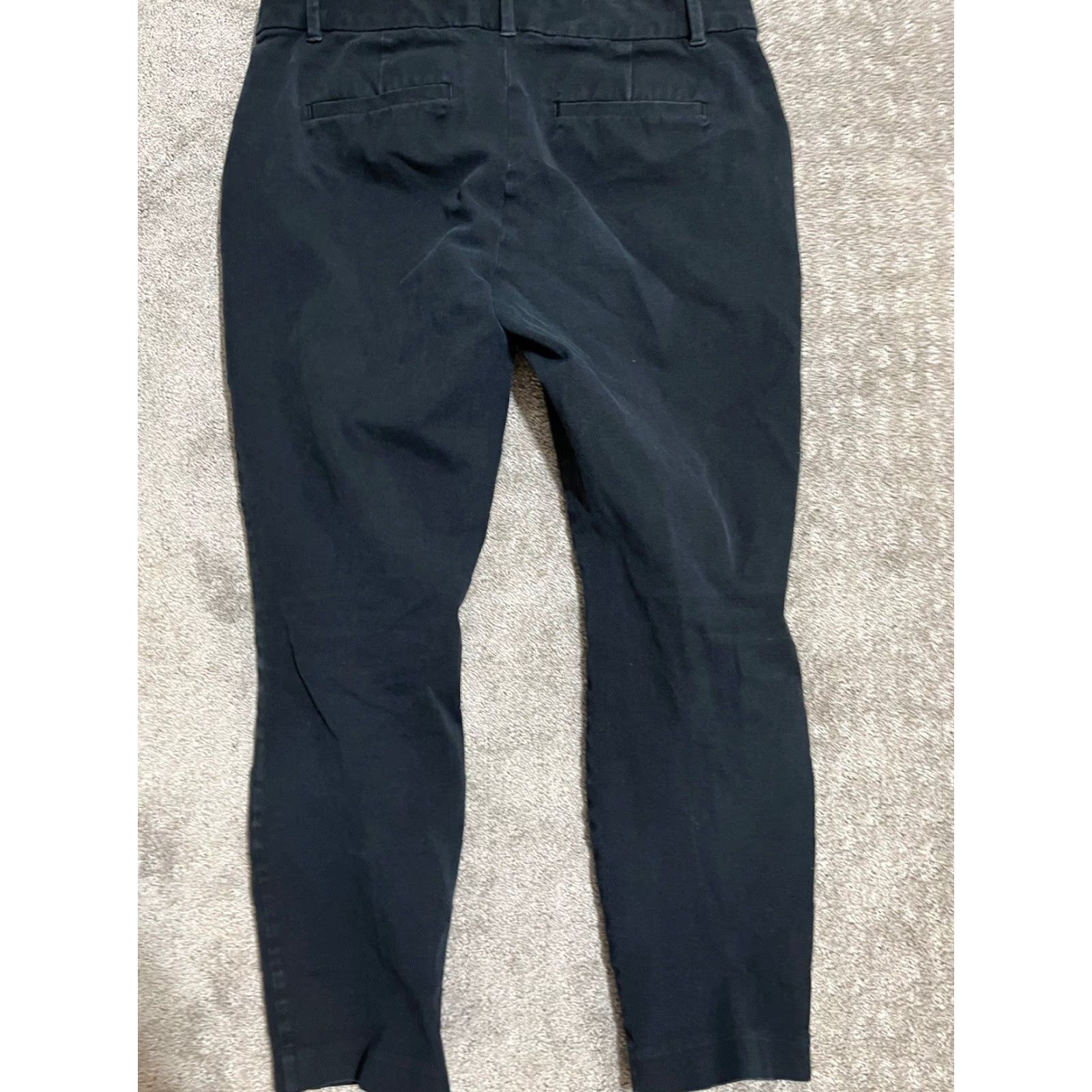 Gap Gap Women's Pants Signature Skinny Ankle Black Stretch Solid Size 10 Regular Womens Size 32" / US 10 / IT 46 - 3 Thumbnail