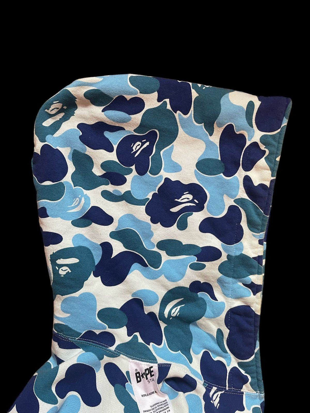 Bape ABC Camo Bapesta Tape Full Zip Hoodie Size US XL / EU 56 / 4 - 5 Thumbnail