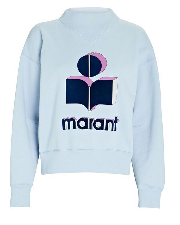 Isabel Marant Etoile ISABEL MARANT ÉTOILE Moby High Neck Logo Sweatshirt Size S / US 4 / IT 40 - 3 Thumbnail