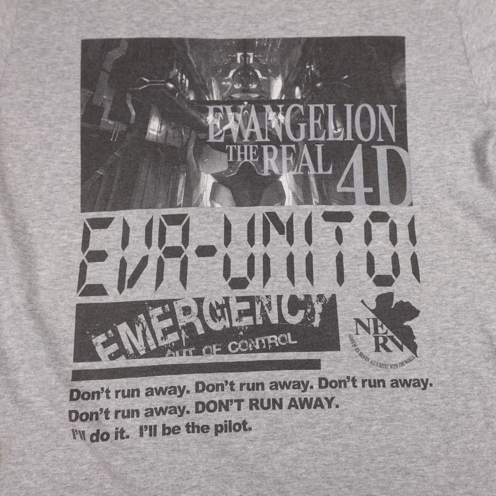 Vintage VINTAGE Universal Studios Japan Evangelion 4D Shirt Mens Large Gray Anime Tee Size US L / EU 52-54 / 3 - 6 Thumbnail