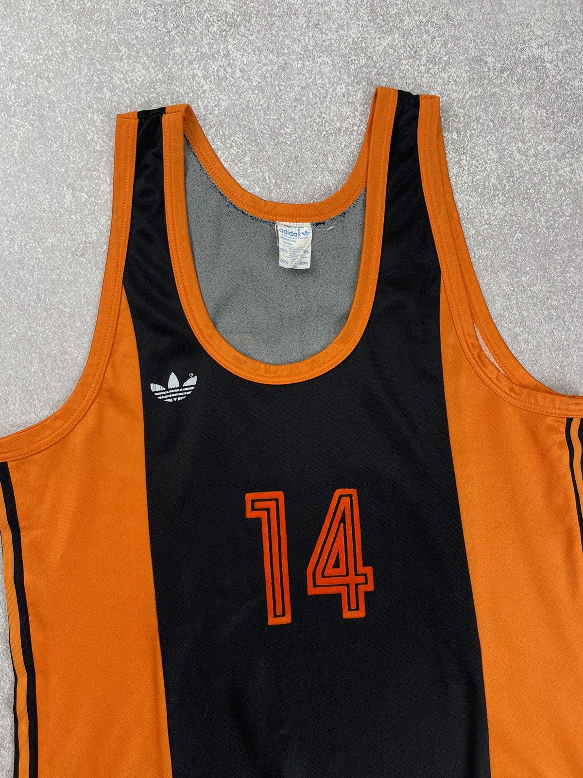 Adidas Vintage Adidas 70-80’s Tank Top Running Jersey #14 Size M-L Size US M / EU 48-50 / 2 - 3 Thumbnail