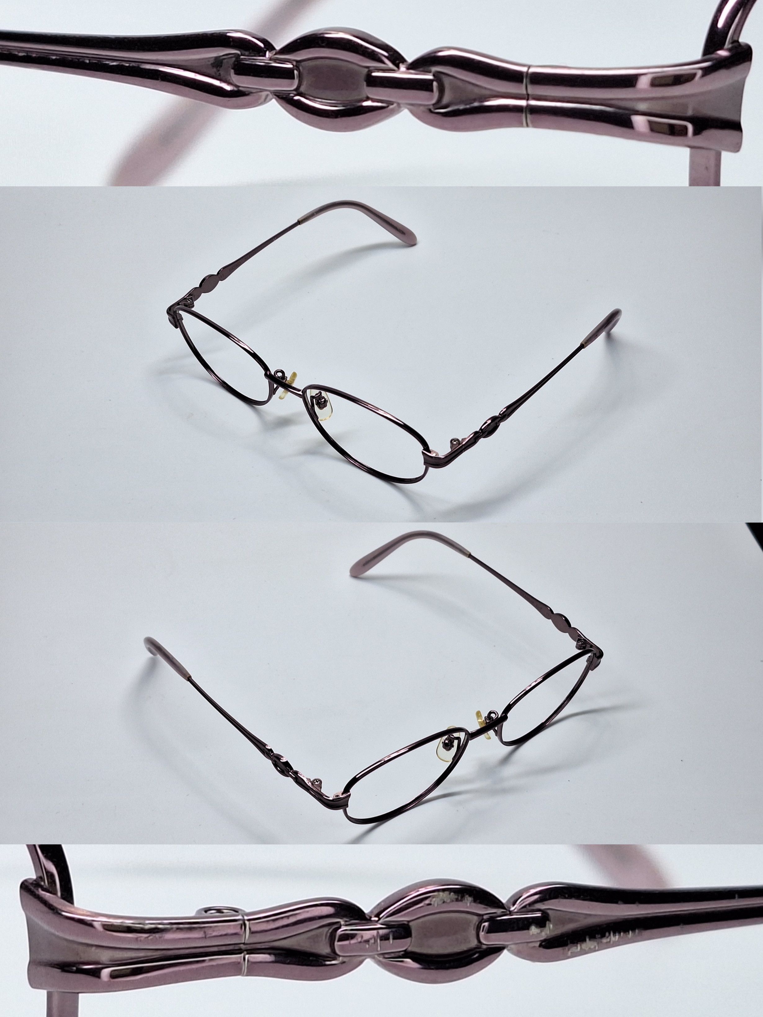 Seiko Seiko SE4008 Pure Titanium Ti-P Purple Oval Vintage Eyeglass Size ONE SIZE - 8 Thumbnail