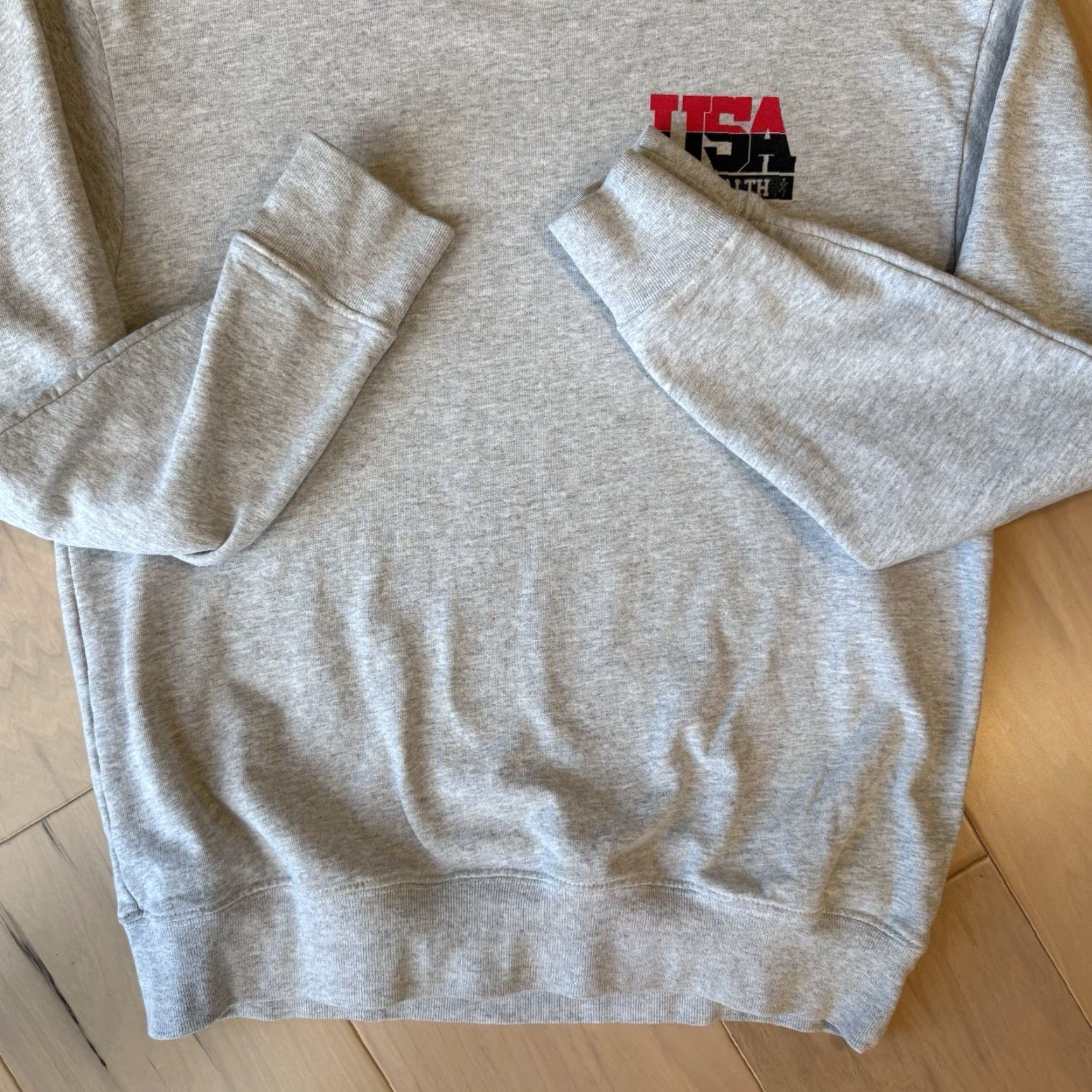 Sporty & Rich Sporty & Rich Sweatshirt Women’s Small Gray Athletic Logo Sweatshirt Size S / US 4 / IT 40 - 5 Thumbnail