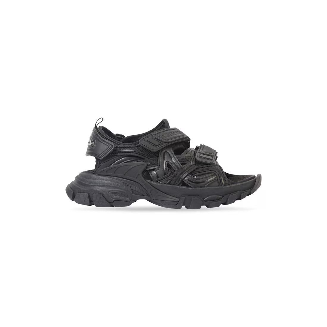 Balenciaga o1s1rm0325 KIDS - Track Sandals in Black Size US 5 / EU 37 - 1 Thumbnail
