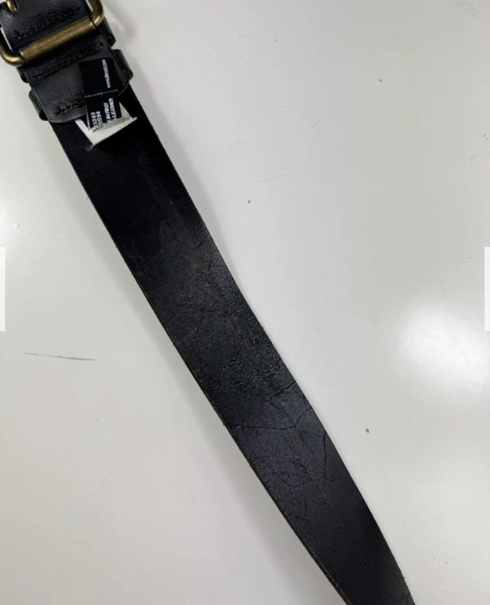 Diesel Diesel Vintage Y2k leather double buckle belt punk Size ONE SIZE - 9 Thumbnail
