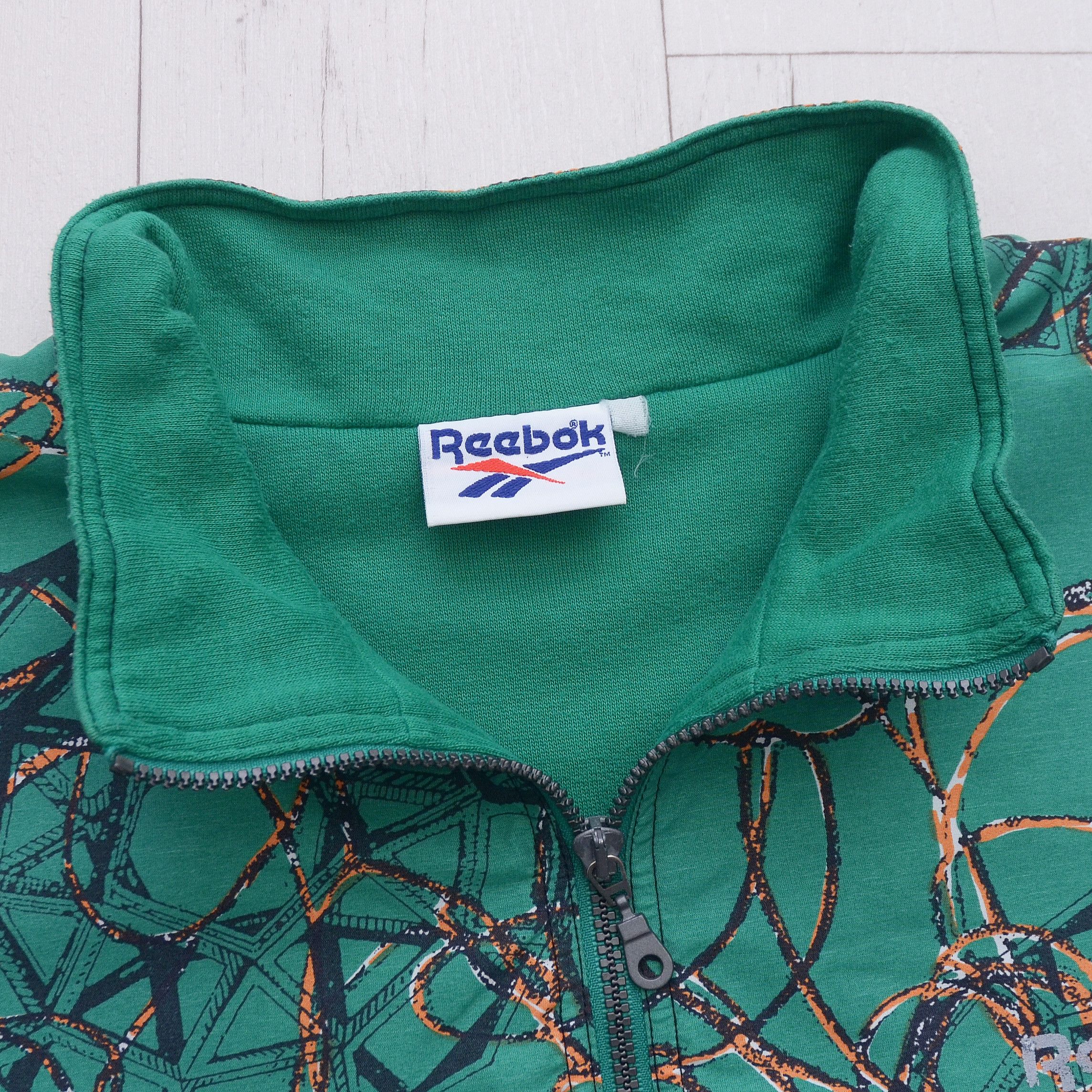 Reebok × Vintage Very Rare Vintage Reebok Anorak Jacket Y2K Football Chains Size US XL / EU 56 / 4 - 11 Thumbnail
