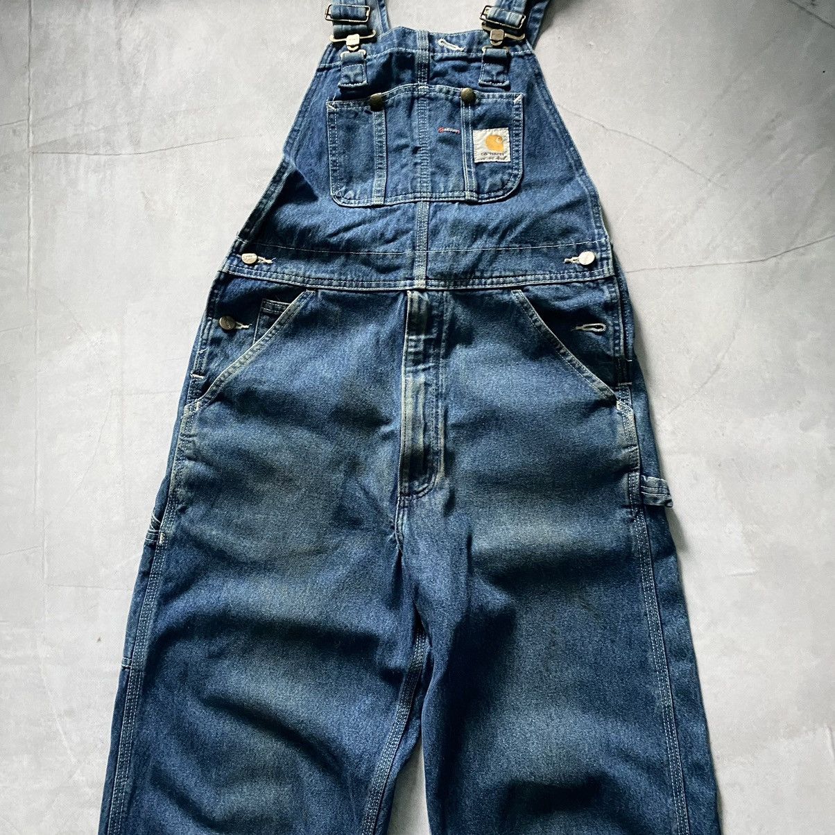 Carhartt × Vintage Grail Vintage Carhartt Faded Painted Overall Y2K Size US 30 / EU 46 - 4 Thumbnail