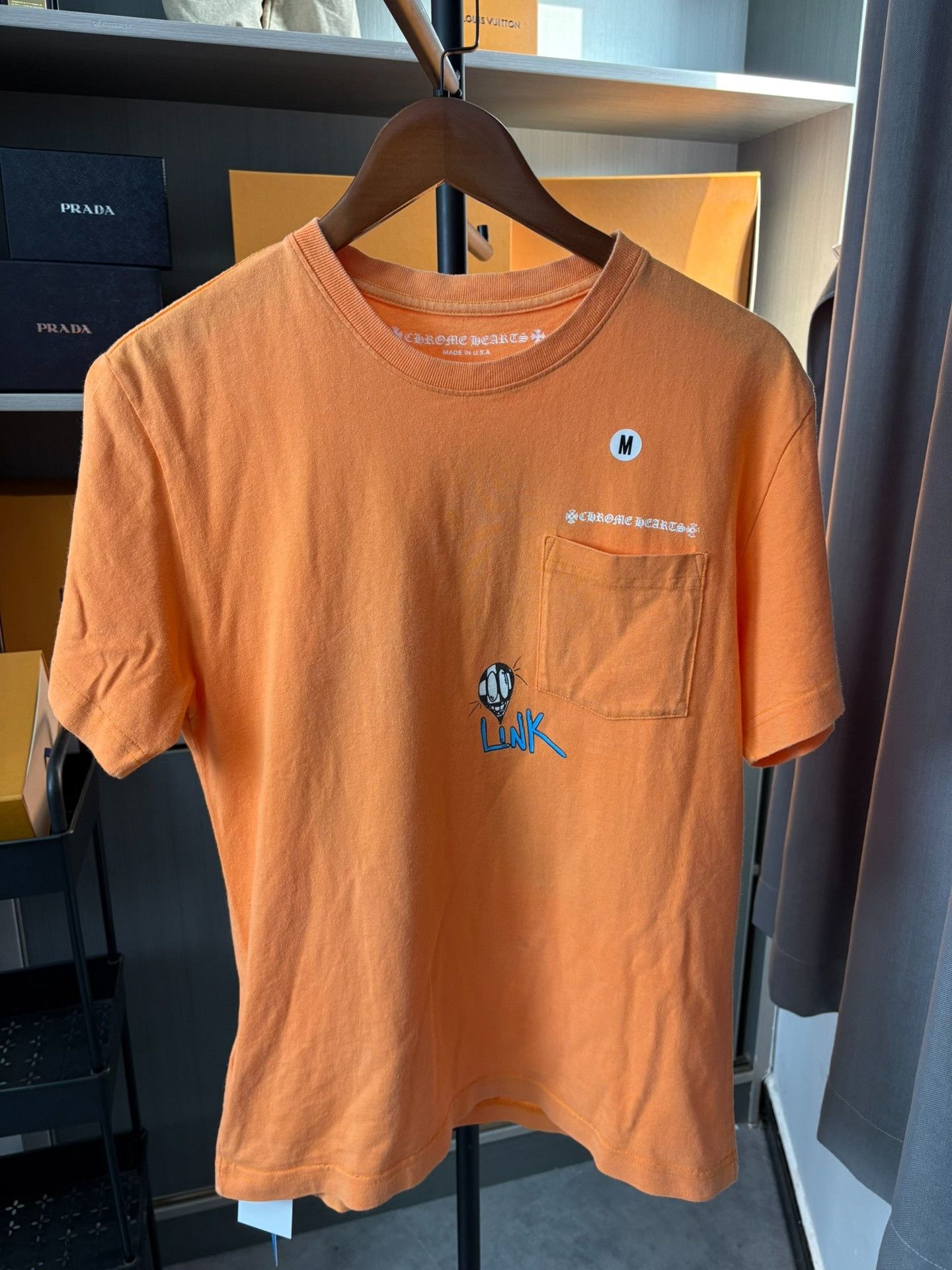 Chrome Hearts Chrome Hearts Collab Orange T-Shirt M Men Size US M / EU 48-50 / 2 - 1 Thumbnail