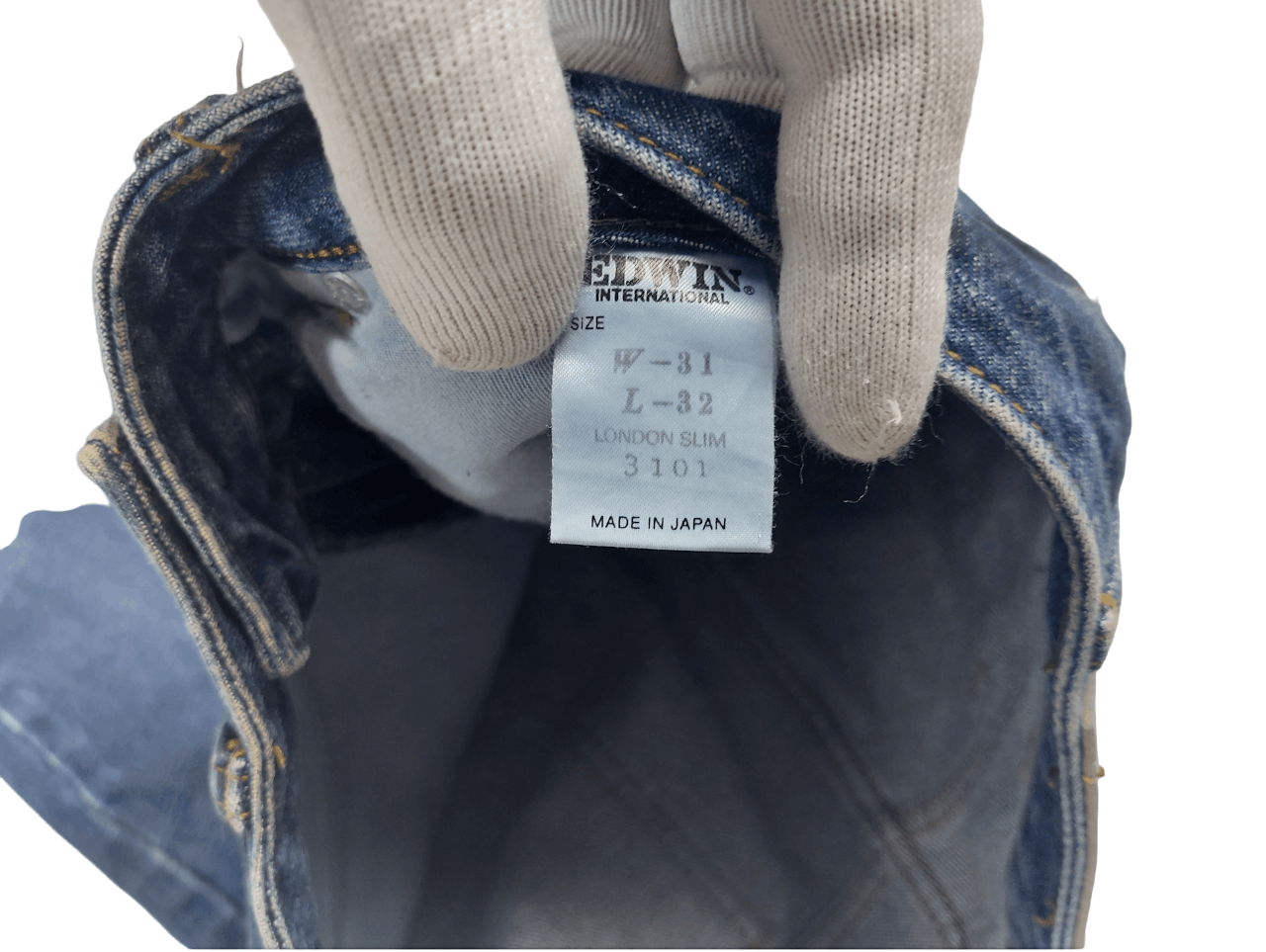 Edwin × Japanese Brand Edwin Japan Raw Denim Pants Size US 31 - 3 Thumbnail