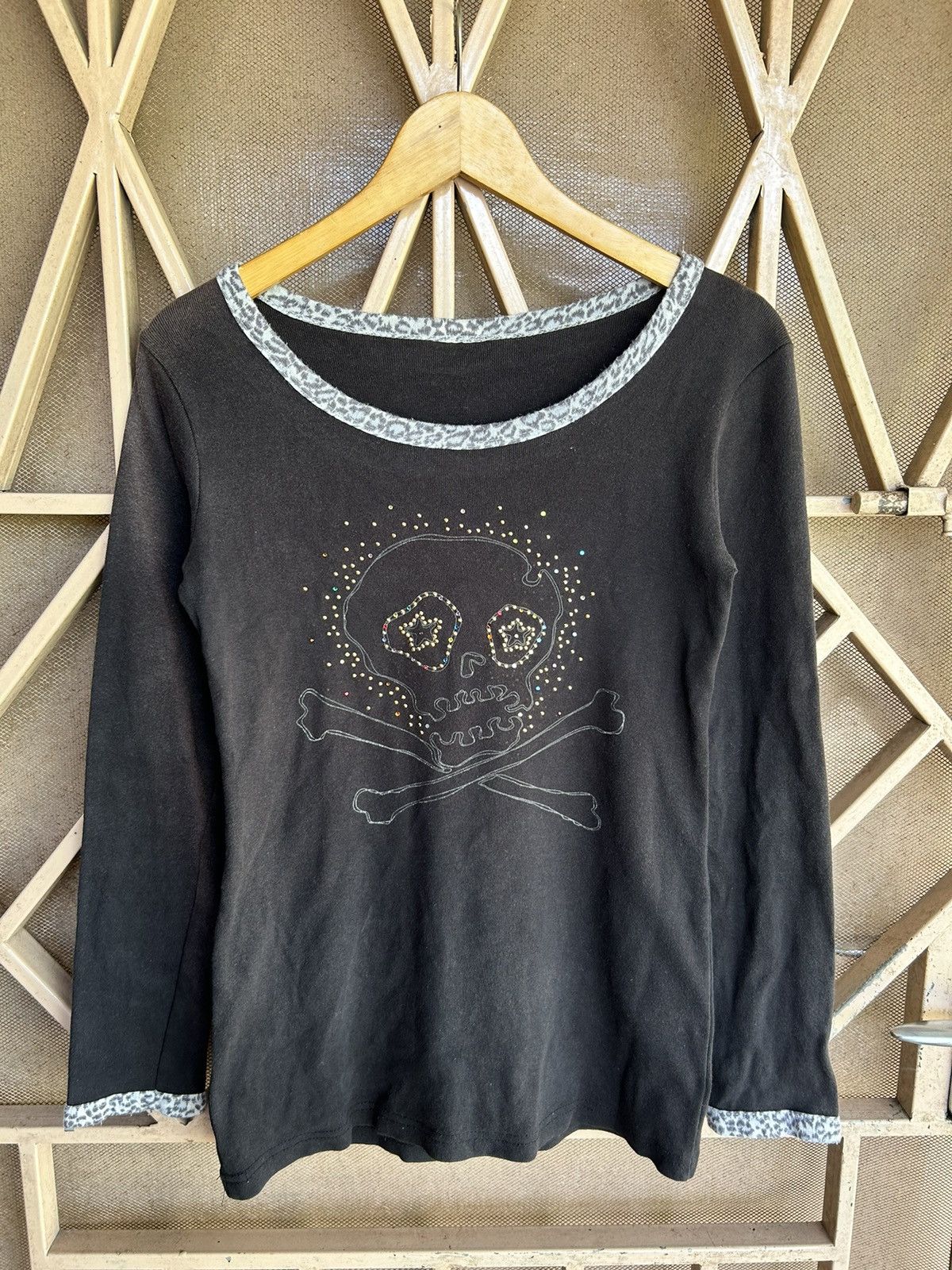 Japanese Brand Japanese poem archvie skull longsleeve Size US M / EU 48-50 / 2 - 1 Thumbnail