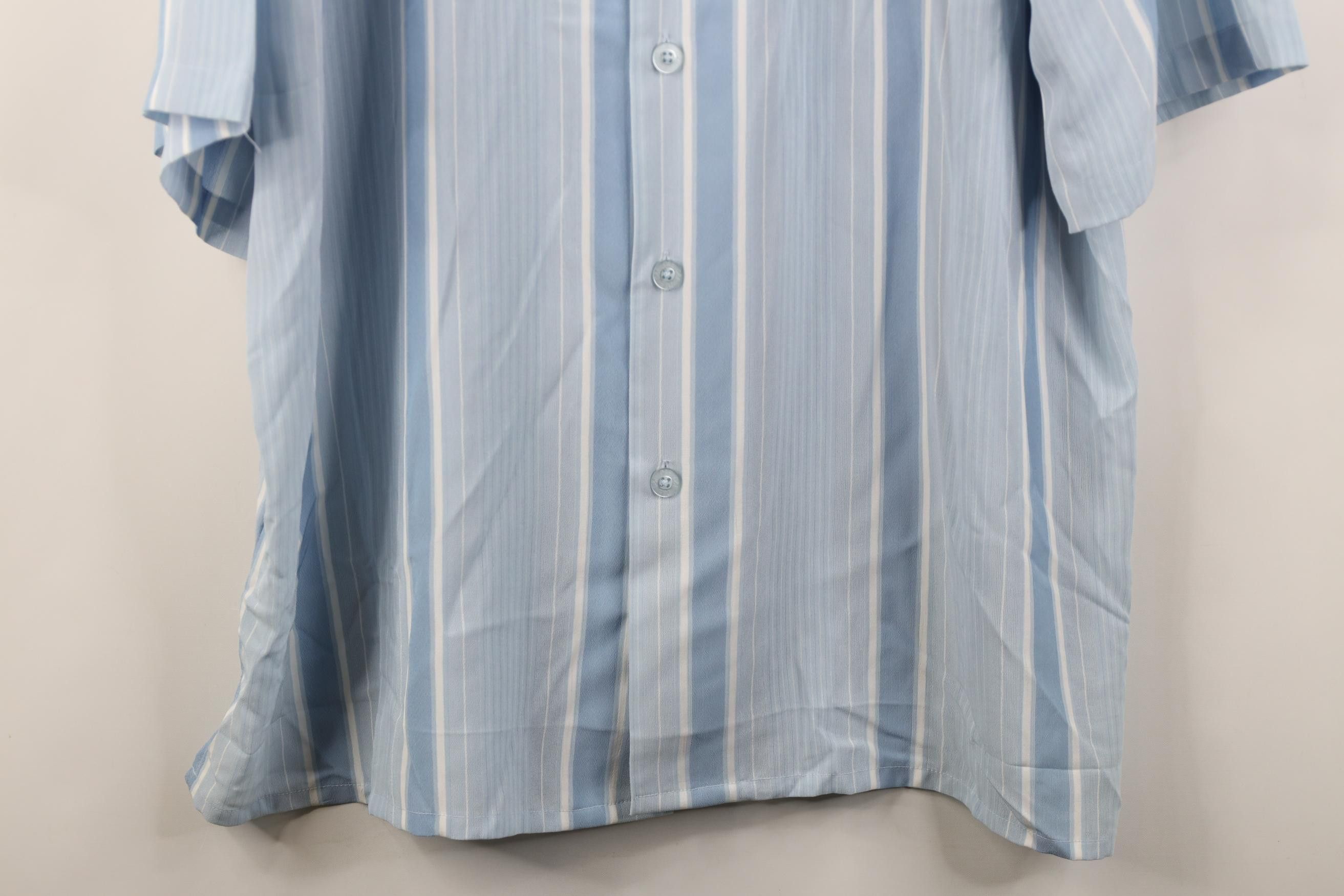 Vintage Deadstock Vintage 90s Y2K Streetwear Collar Button Shirt Size US XXL / EU 58 / 5 - 3 Thumbnail
