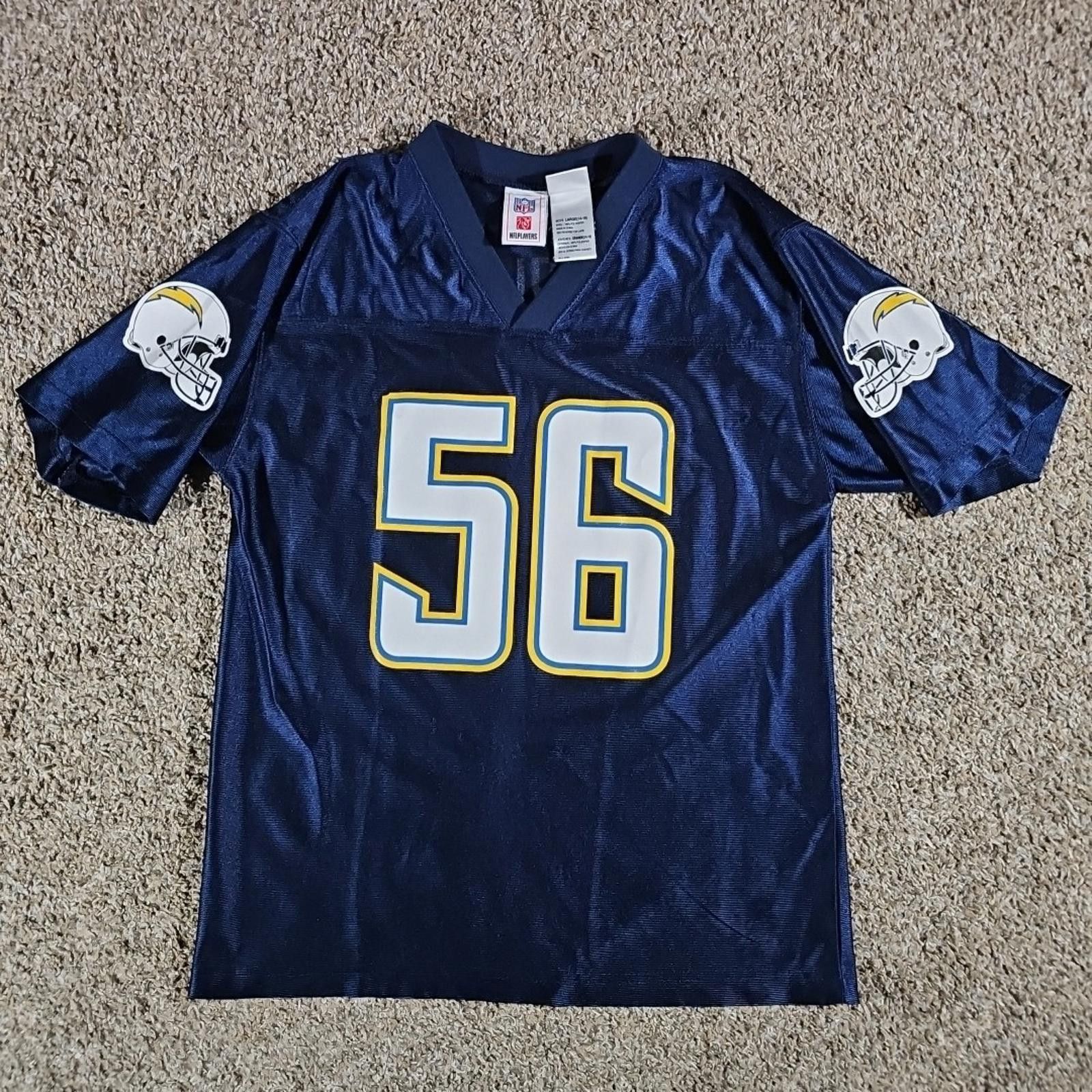 NFL San Diego Los Angeles Chargers MERRIMAN #56 Jersey L14-16 Size ONE SIZE - 1 Thumbnail