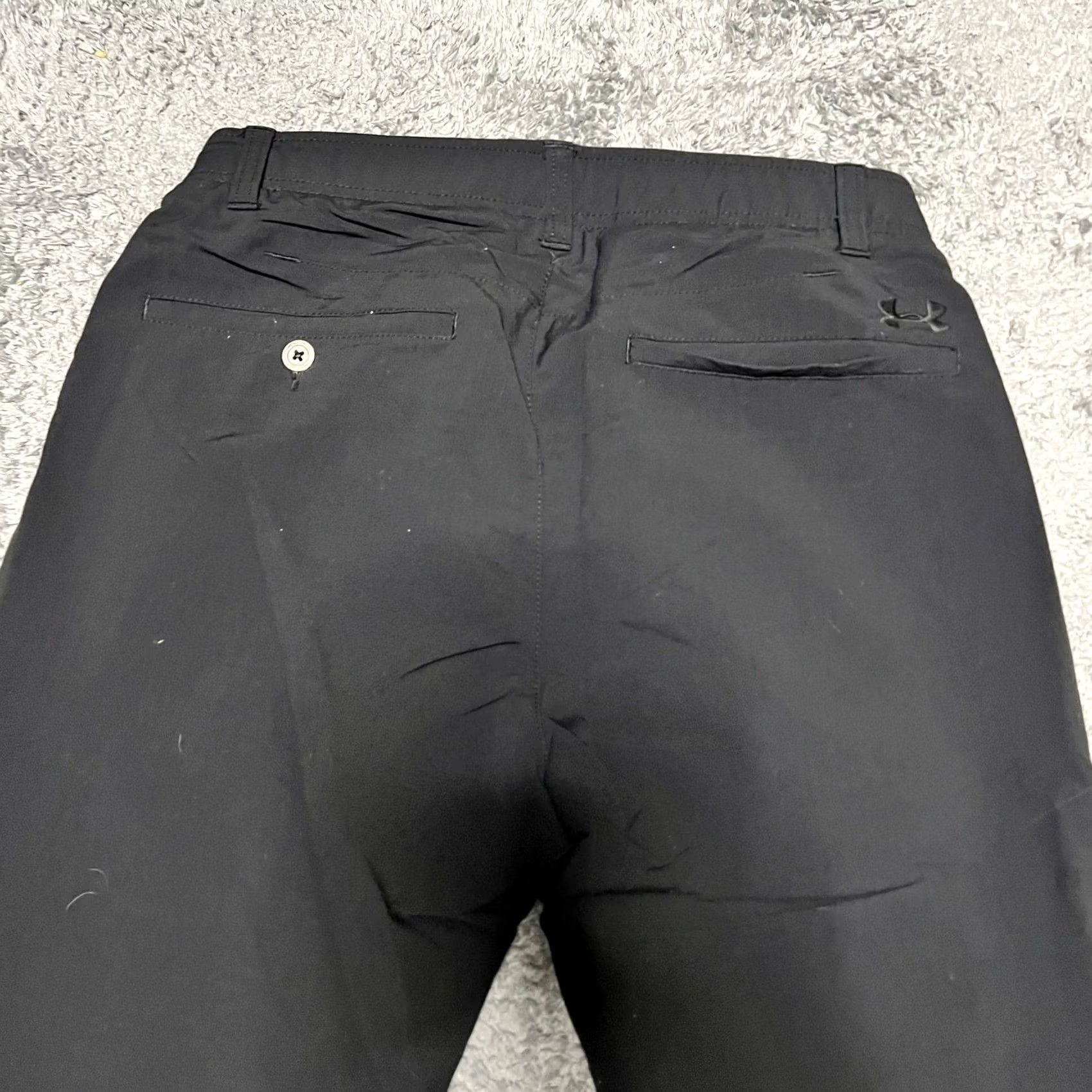 Under Armour Under armour Pants Mens 30 Black Match Play Golf 30x32 Straight Leg Stretch Size US 30 / EU 46 - 4 Thumbnail