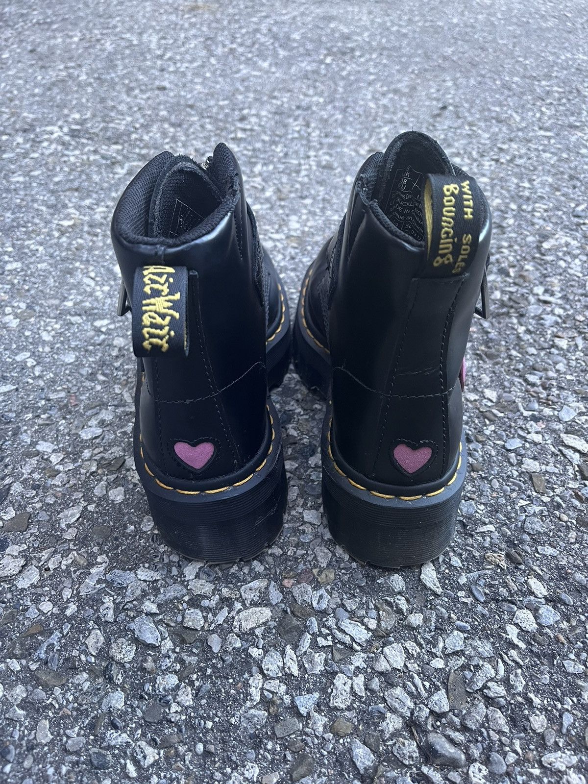 Dr. Martens × Lazy Oaf Dr Martens x Lazy Oaf Platform Leather Boots Size US 7 / IT 37 - 3 Thumbnail