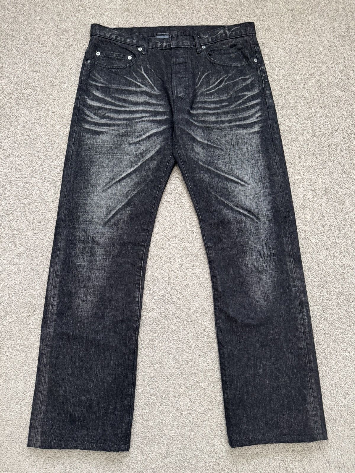 パンツ hard faded clawmark denim Dior Dior Homme by Hedi Slimane MIJ Faded Clawmark Denim Jeans