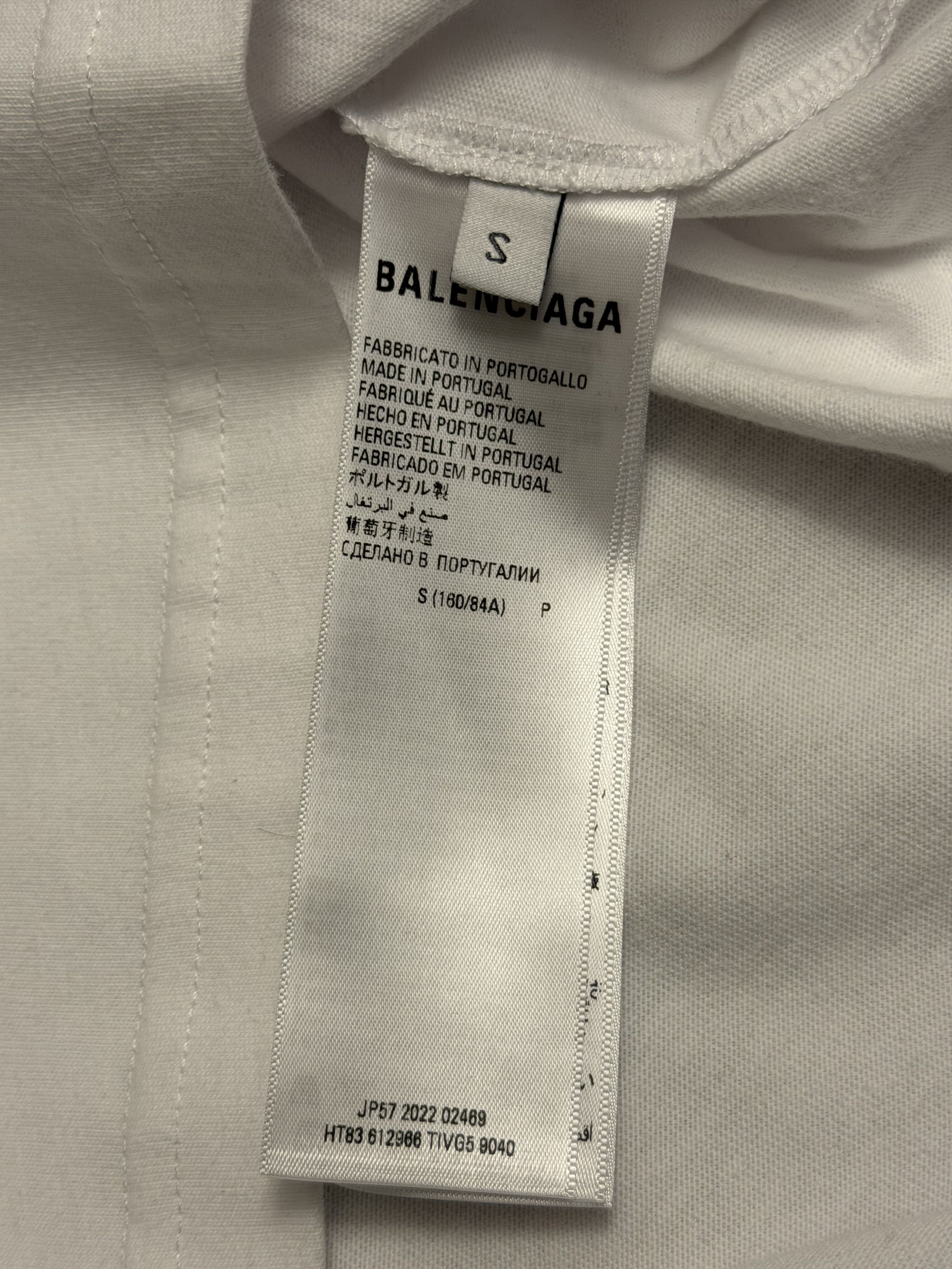 Balenciaga Balenciaga Back Logo Tee Size US S / EU 44-46 / 1 - 5 Thumbnail
