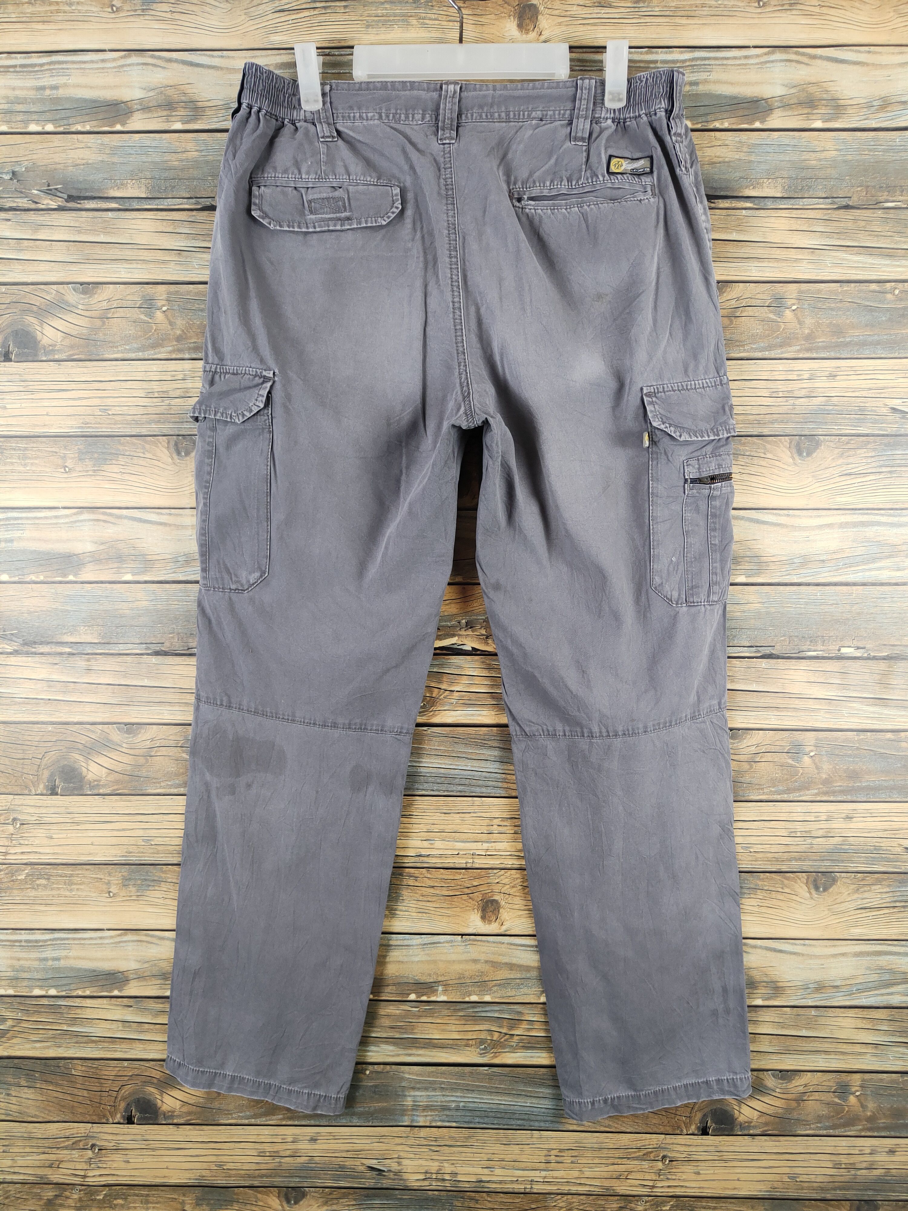 Japanese Brand N evolutions Gray Multipocket Tactical Cargo Pants #W2212 Size US 34 / EU 50 - 7 Thumbnail