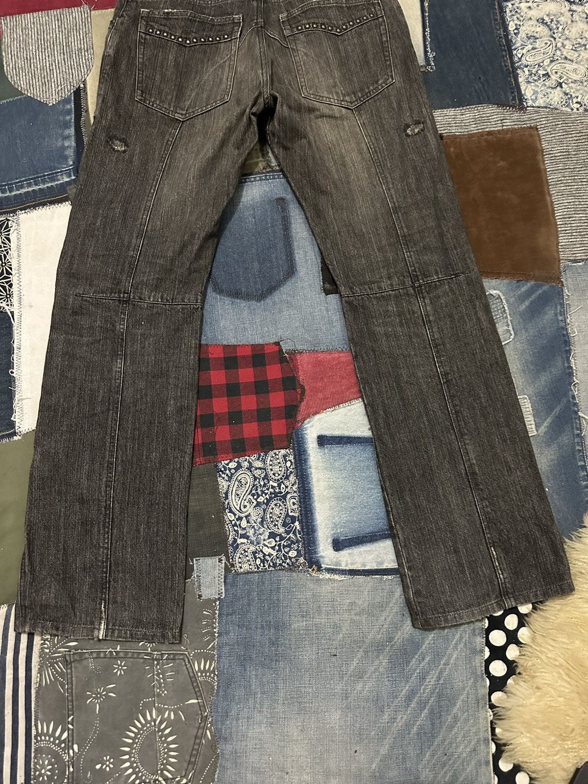 Japanese Brand Edge Rupert Distressed Denim Jeans Pants Size US 33 - 11 Thumbnail