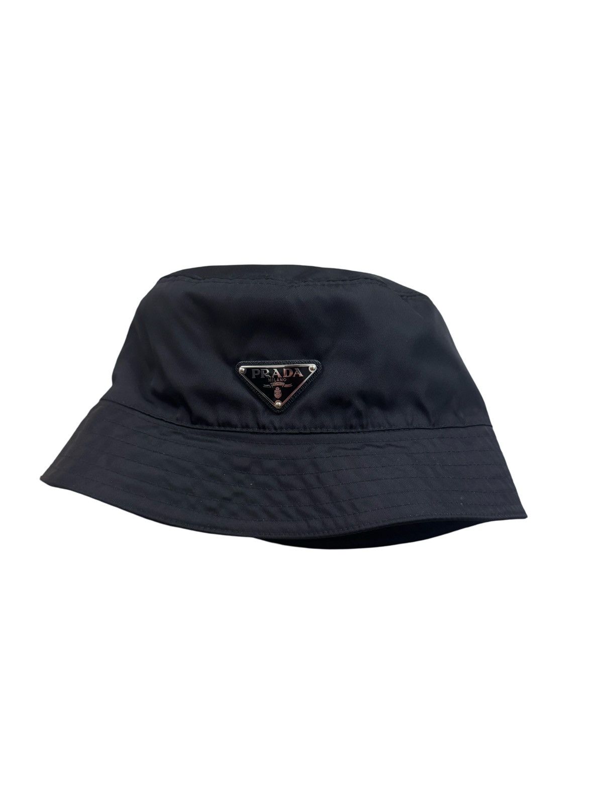 Prada 🔥925$ Prada Re-Nylon bucket hat/Prada Logo Nylon Bucket Hat Size ONE SIZE - 5 Thumbnail