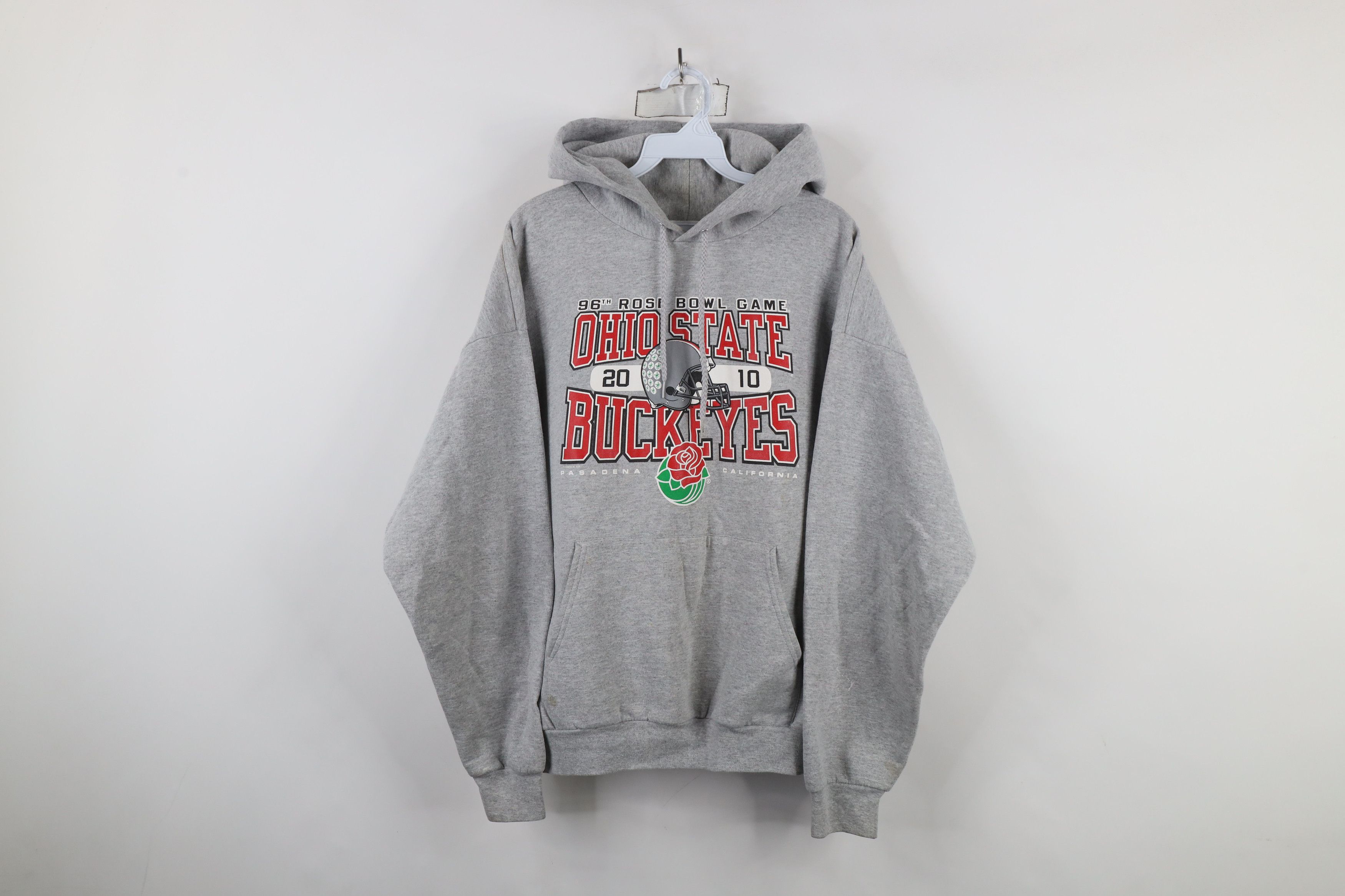 Vintage Vintage Y2K Ohio State University Football Hoodie Sweatshirt Size US L / EU 52-54 / 3 - 1 Thumbnail
