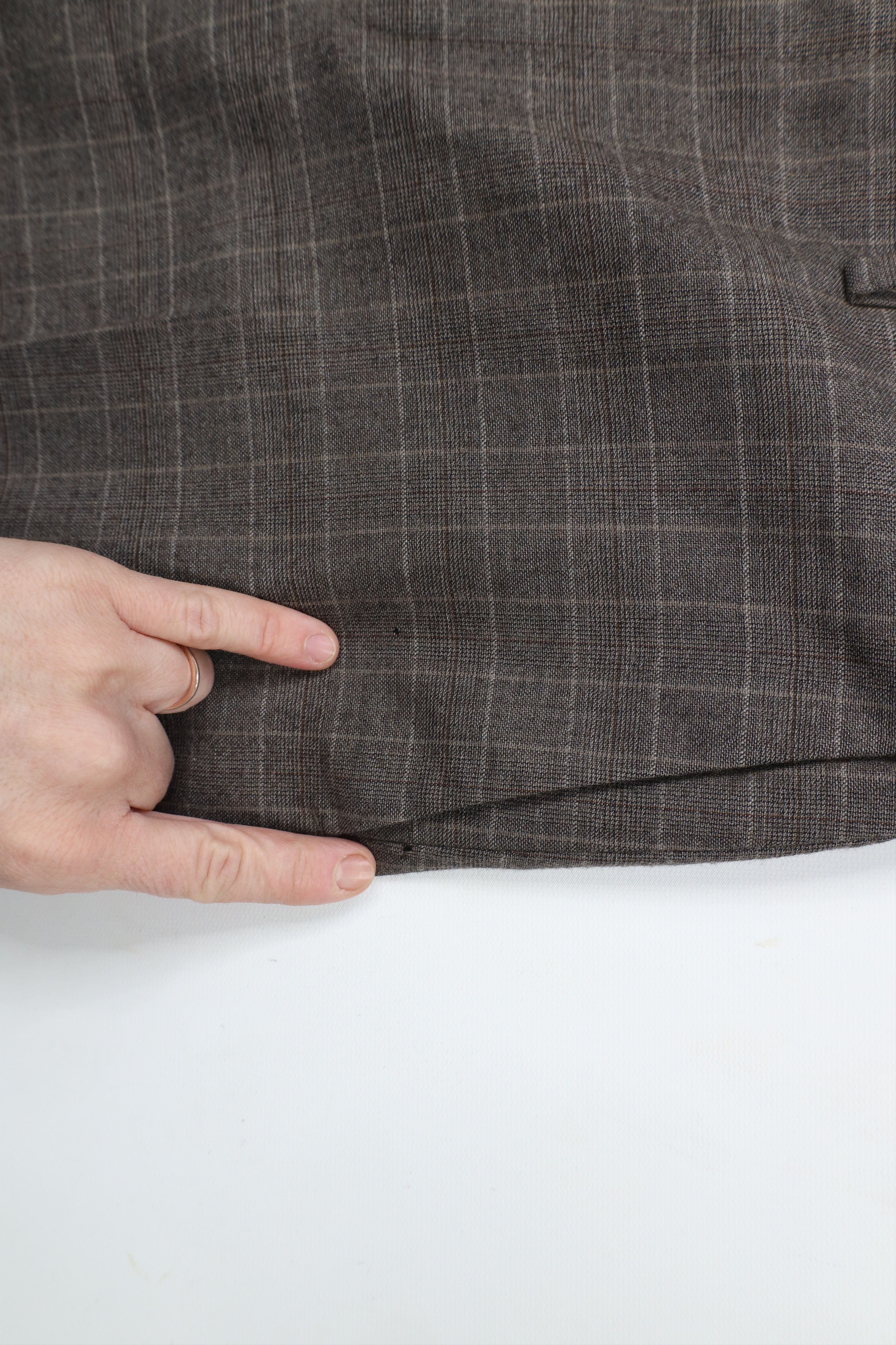 Banana Republic × Vintage Banana Republic Tailored Slim Fit Wool Chino Pants Plaid Size 34 - 7 Thumbnail