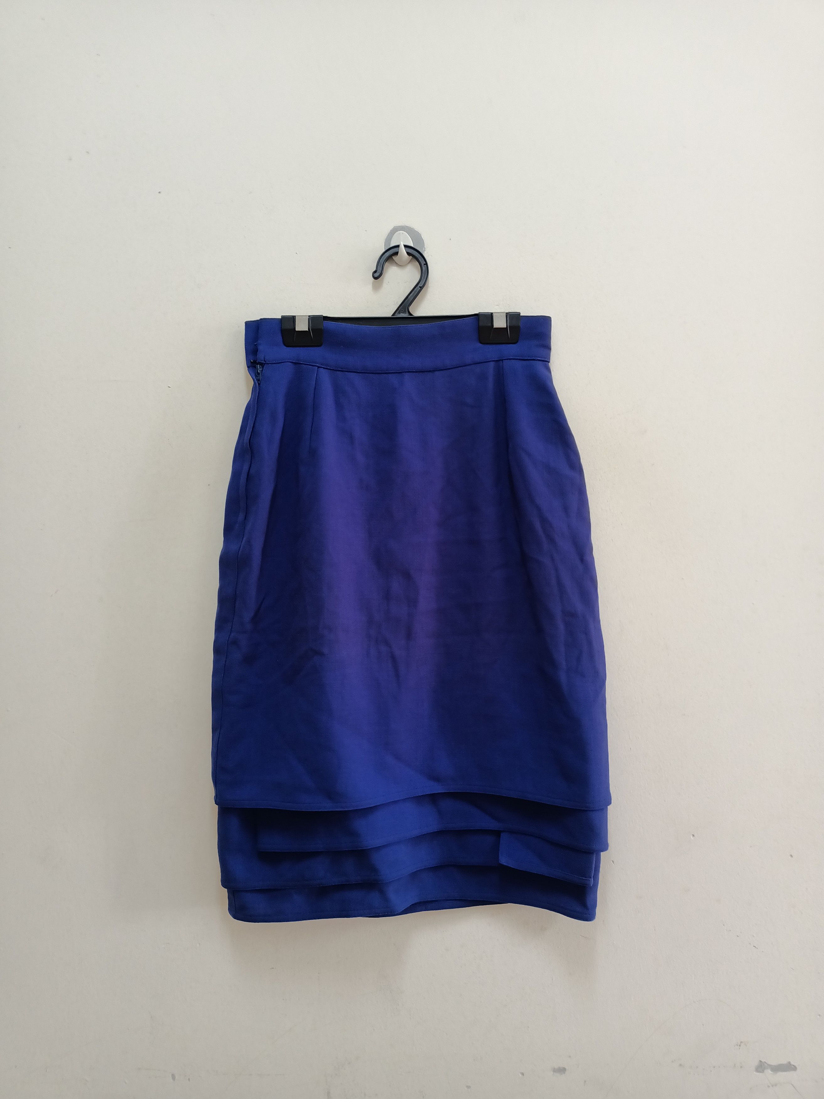 Versace Two-Tone Virgin Wool Blend Mini Skirt | Grailed