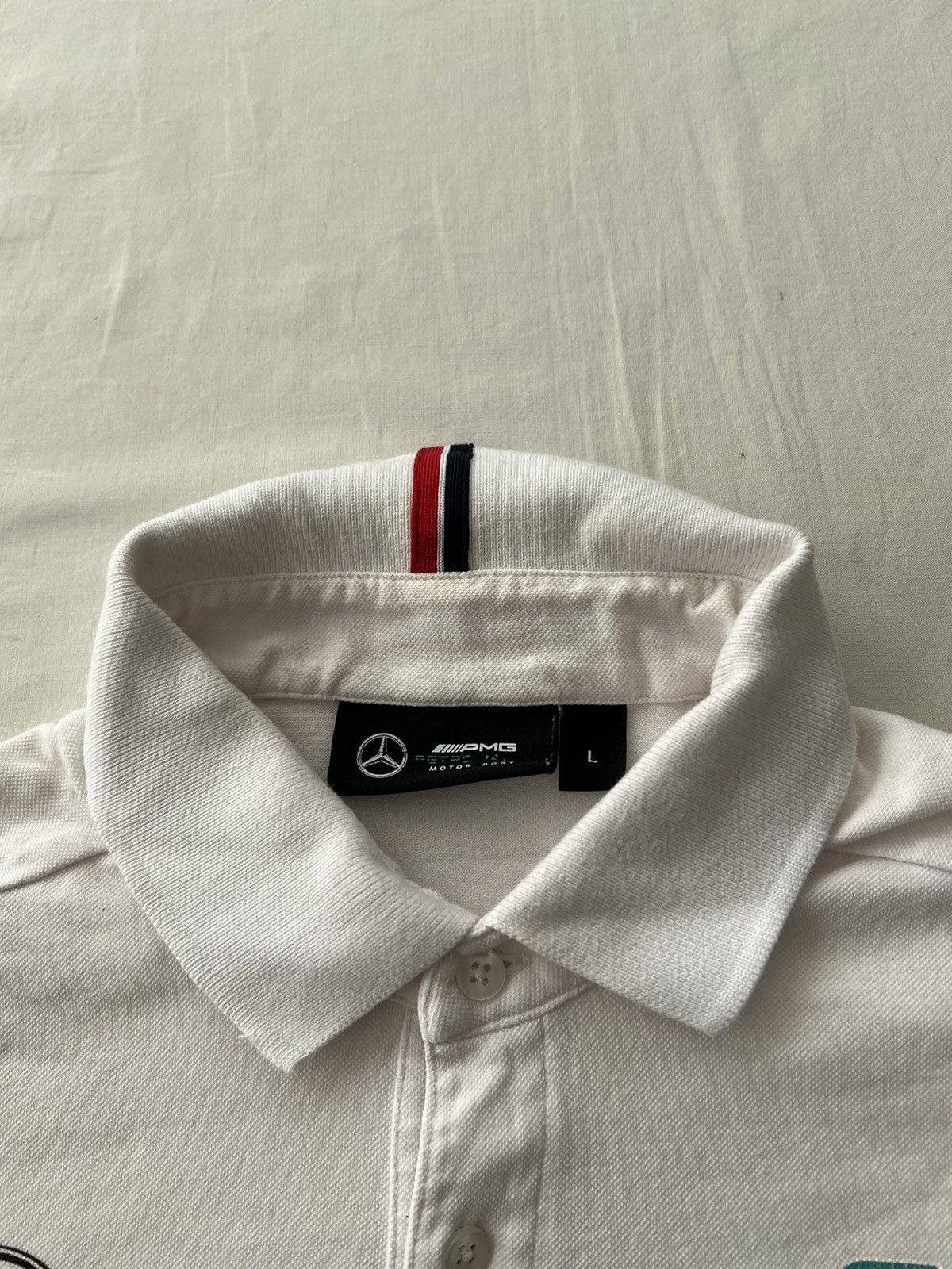 Mercedes-Benz Mercedes Benz AMG Tommy Hilfiger F1 Formula 1 Polo T-shirt Size US L / EU 52-54 / 3 - 14 Thumbnail