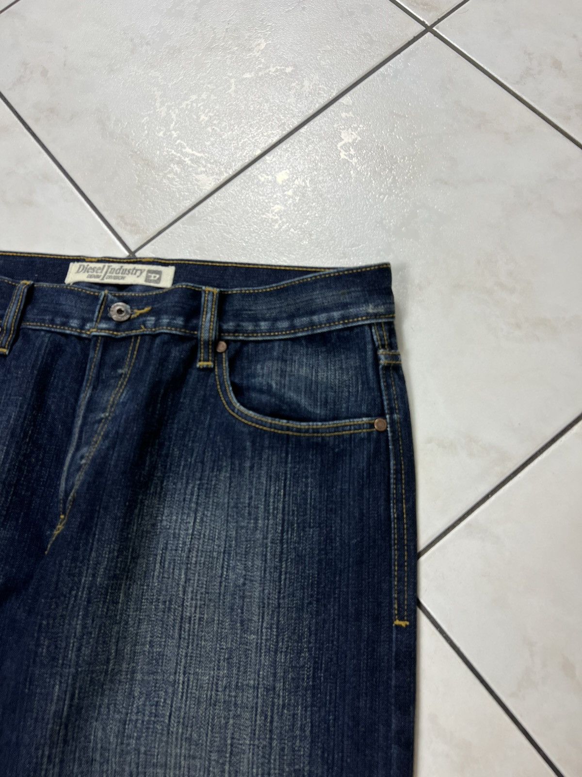 Diesel Vintage Diesel Roody raw navy distressed denim y2k jeans Size US 38 / EU 54 - 8 Thumbnail