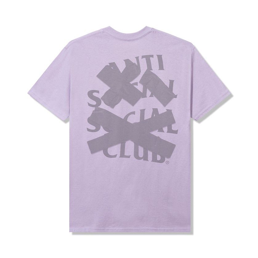 Anti Social Social Club Cancelled Tonal Violet Tee New DS