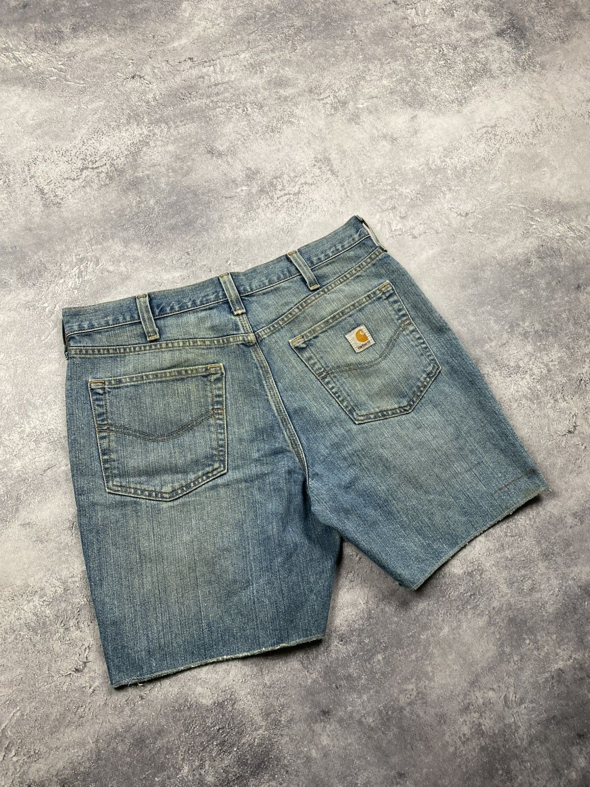 Carhartt Vintage Carhartt Denim Shorts Workwear Y2K Rare Faded 90s Size US 34 / EU 50 - 1 Thumbnail