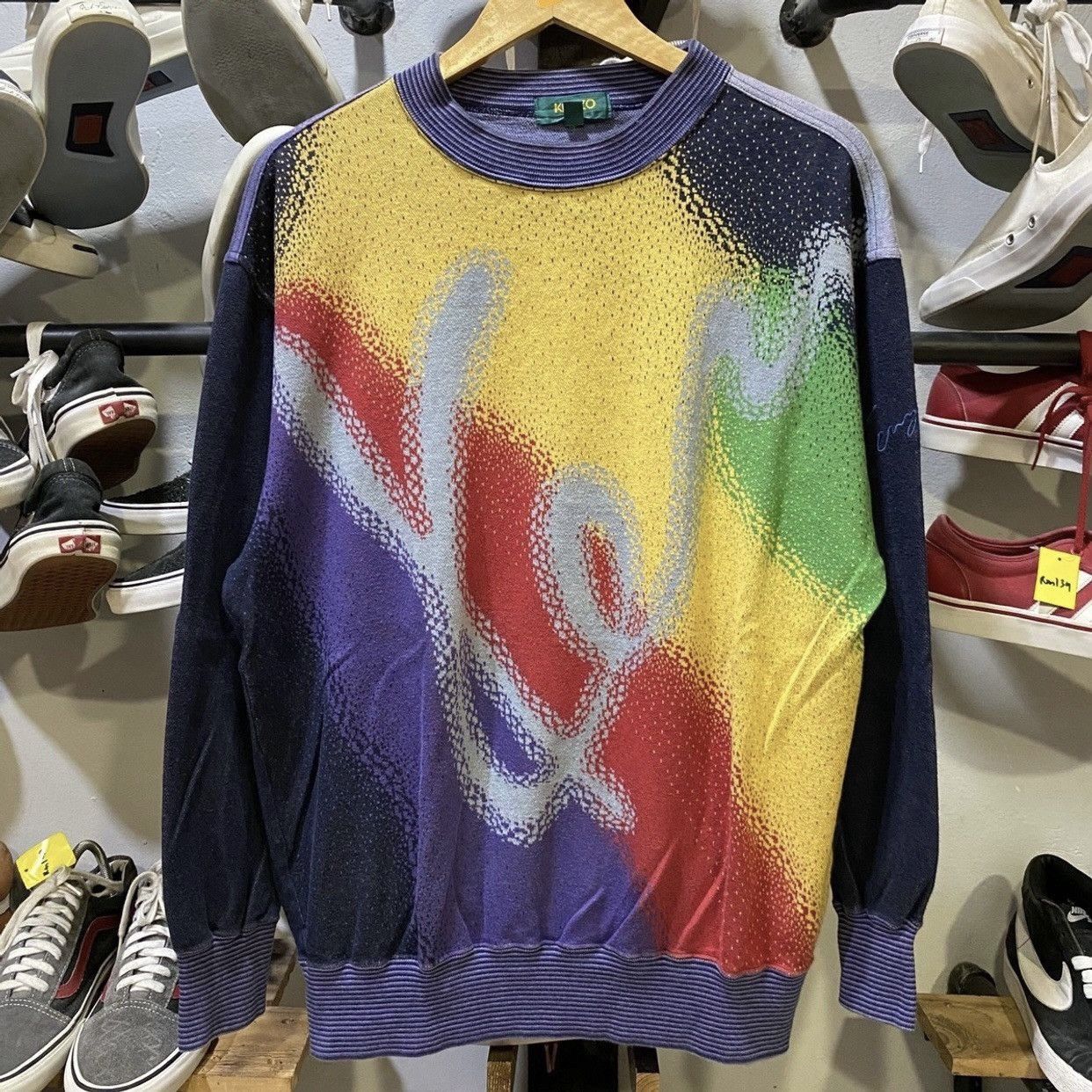 Kenzo Kenzo Colourful Spray Design Sweatshirts Size US L / EU 52-54 / 3 - 1 Thumbnail