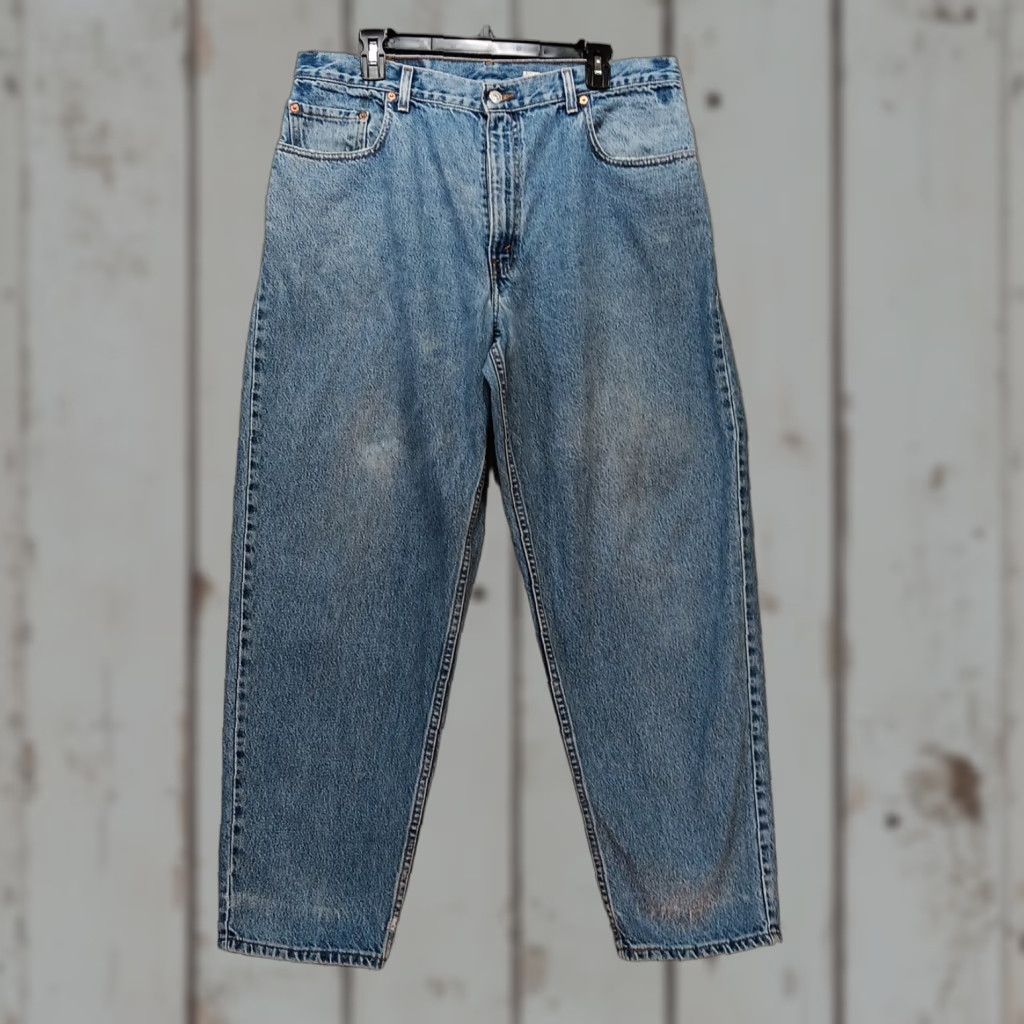 Levi's Levi's 560 Jeans Mens 36 X 29 Denim Blue Medium Wash Zip Regular Tapered Loose Fit 90s USA Mens Size US 36 / EU 52 - 1 Thumbnail