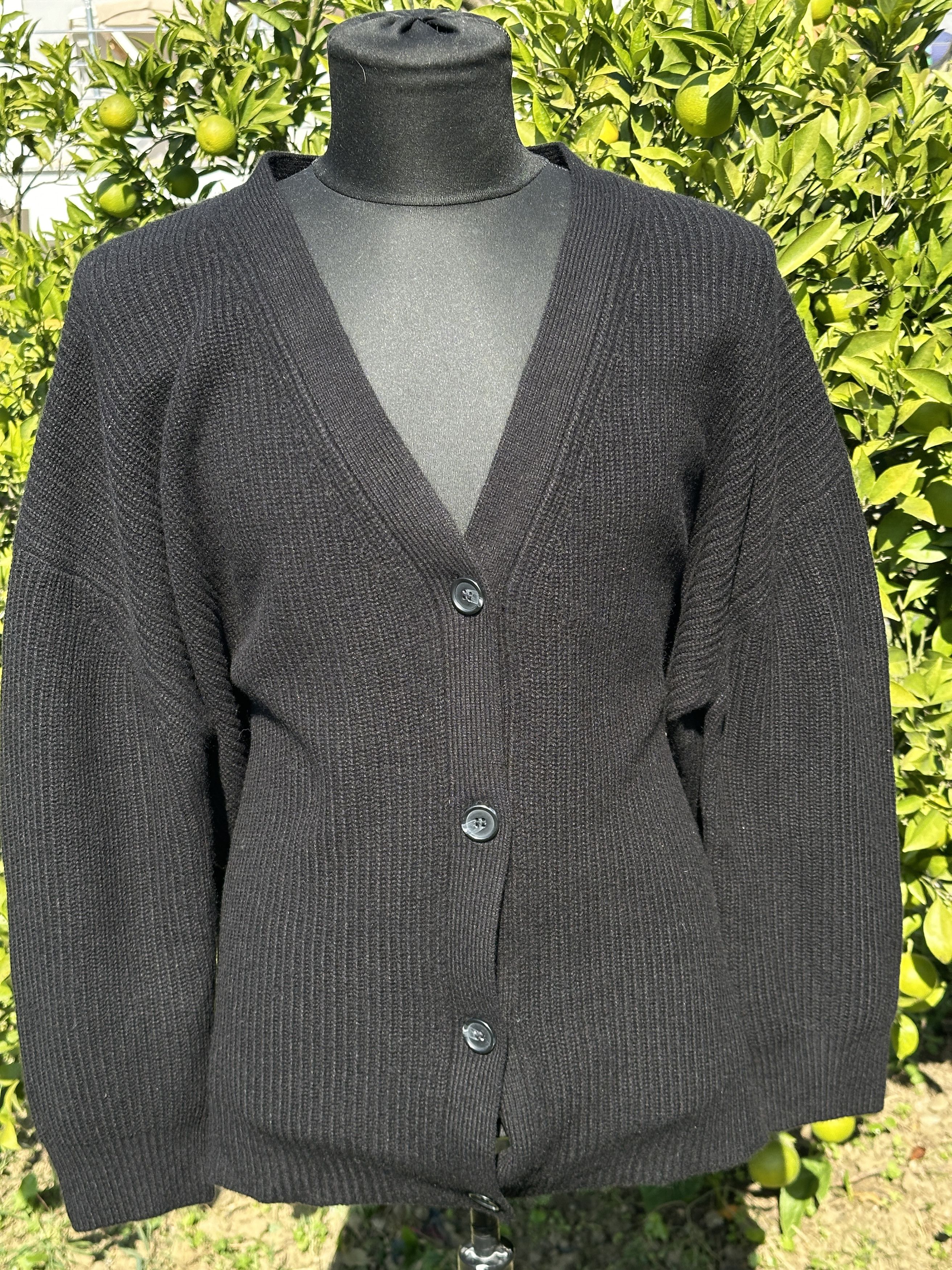 Other Jenni Kayne Knit Cardigan Pure Cashmere Black Size XL Size XL / US 12-14 / IT 48-50 - 8 Thumbnail