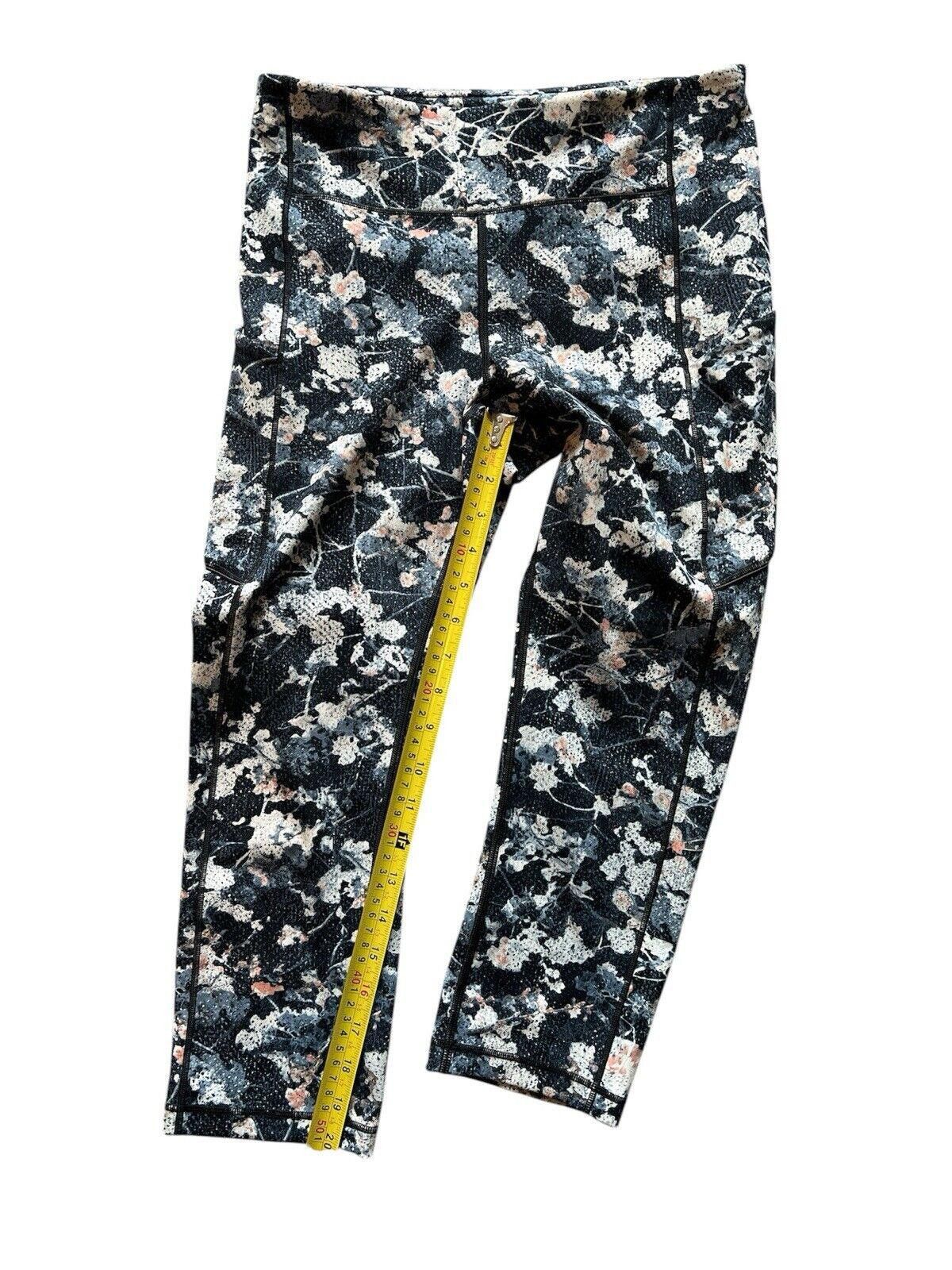 Designer Lululemon Speed Up Crop Leggings 8 Spring Bloom Size 30" / US 8 / IT 44 - 5 Thumbnail