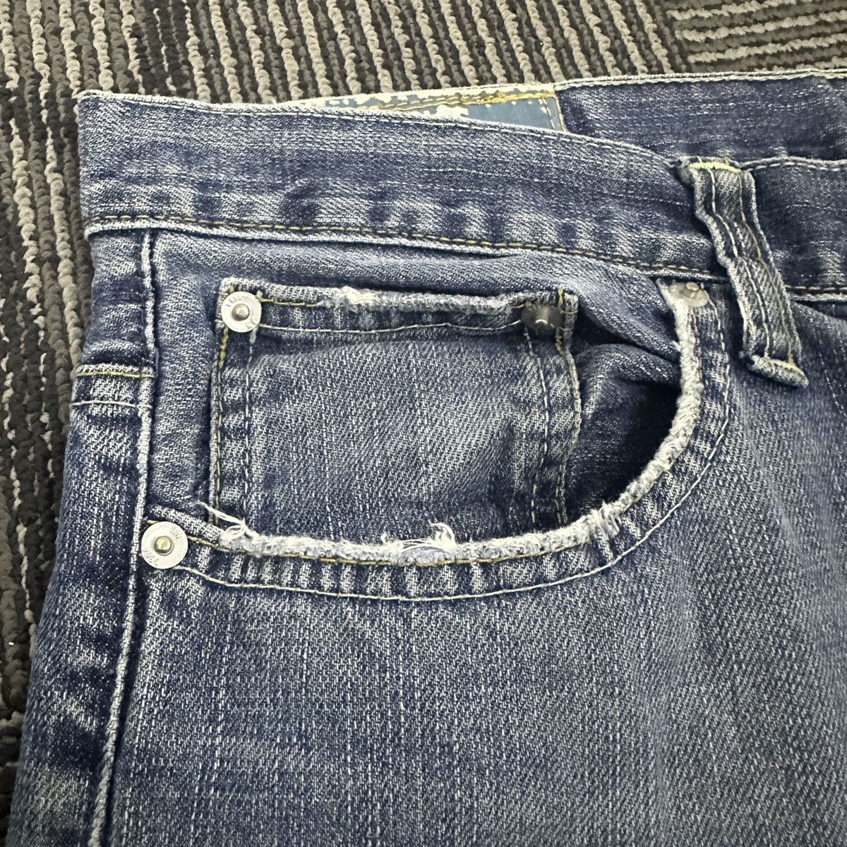 Vintage Faded🔥Loose Fit Bluenotes Jeans Size US 36 / EU 52 - 8 Thumbnail