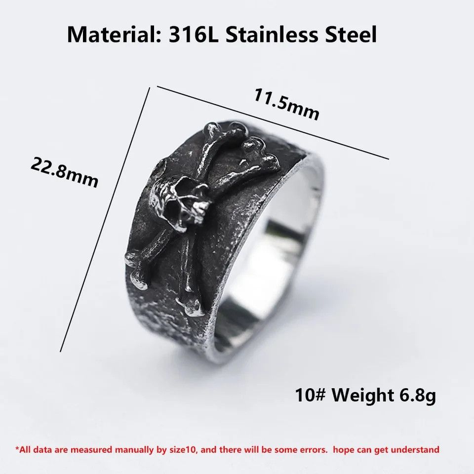 Japanese Brand × Vintage Pirate skull ring Size ONE SIZE - 3 Thumbnail