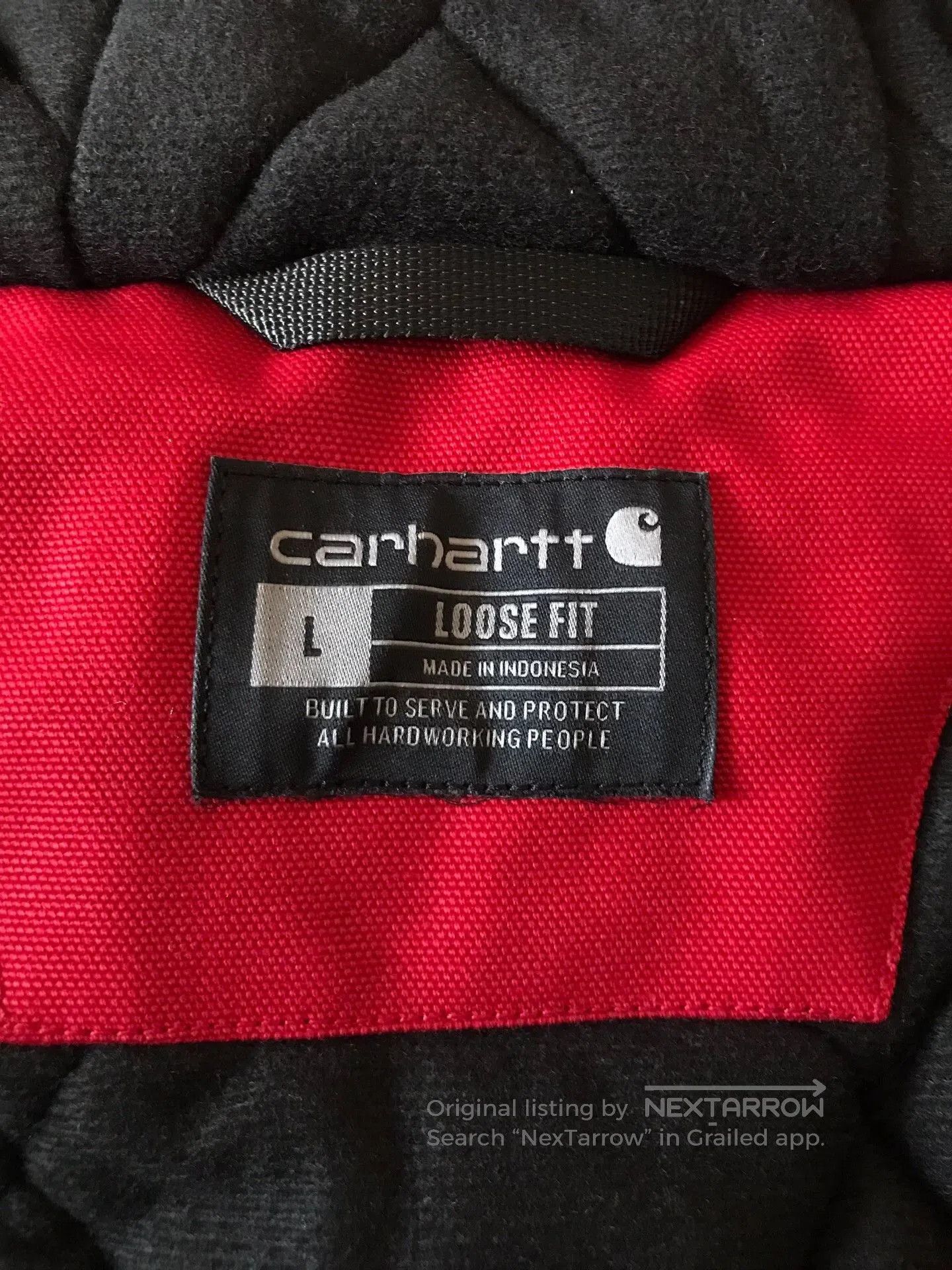 Carhartt Carhartt R59 Canvas Hooded Work Jacket. Size US L / EU 52-54 / 3 - 7 Thumbnail