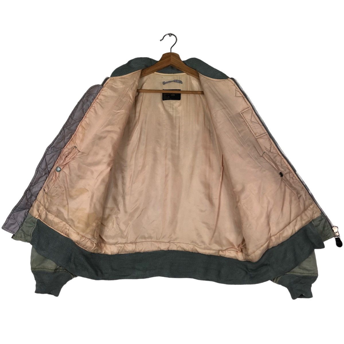 Vintage 🔥Vintage MA-1 Bomber Jacket Houstan Fly Air Forces USA Size US XL / EU 56 / 4 - 12 Thumbnail