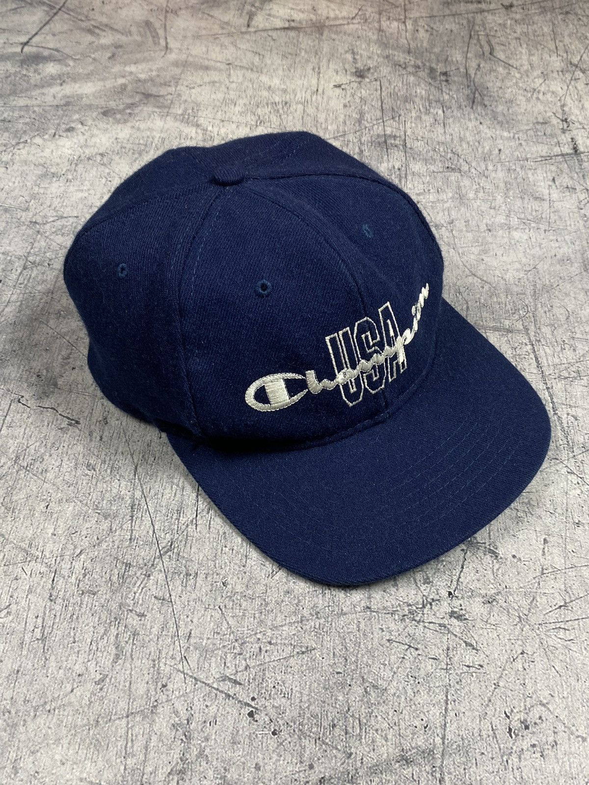 Champion × Vintage Rare Vintage Champion USA Wool Cap Size ONE SIZE - 4 Thumbnail