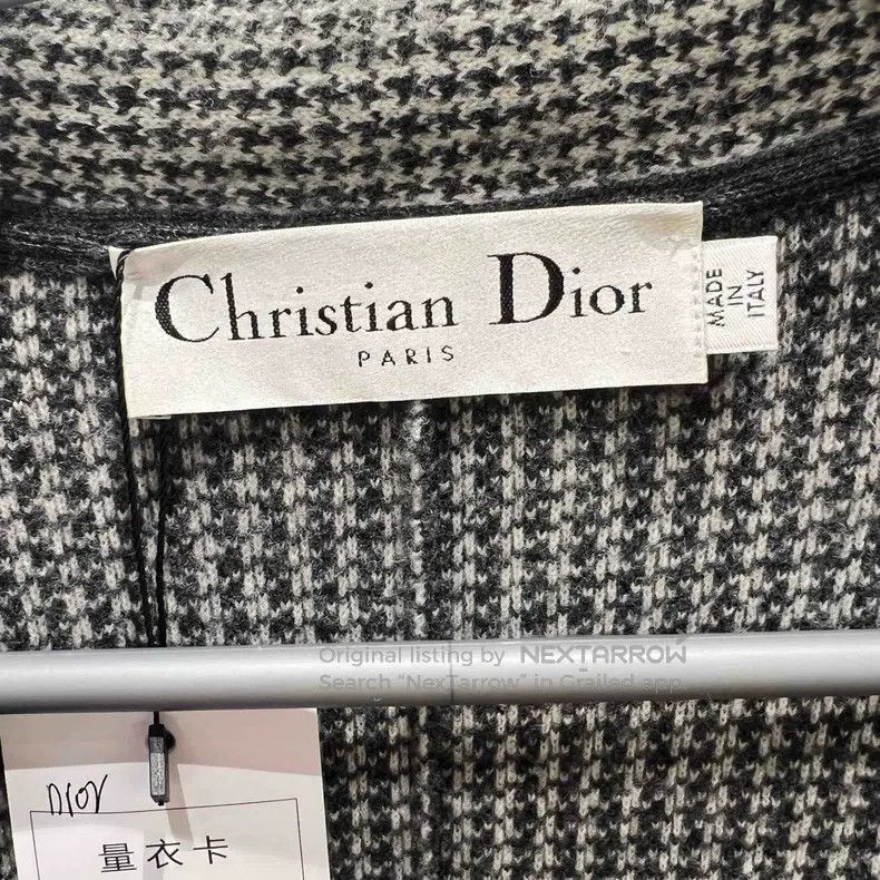 Dior Dior Double-breasted plaid long coat Size XS / US 0-2 / IT 36-38 - 3 Thumbnail