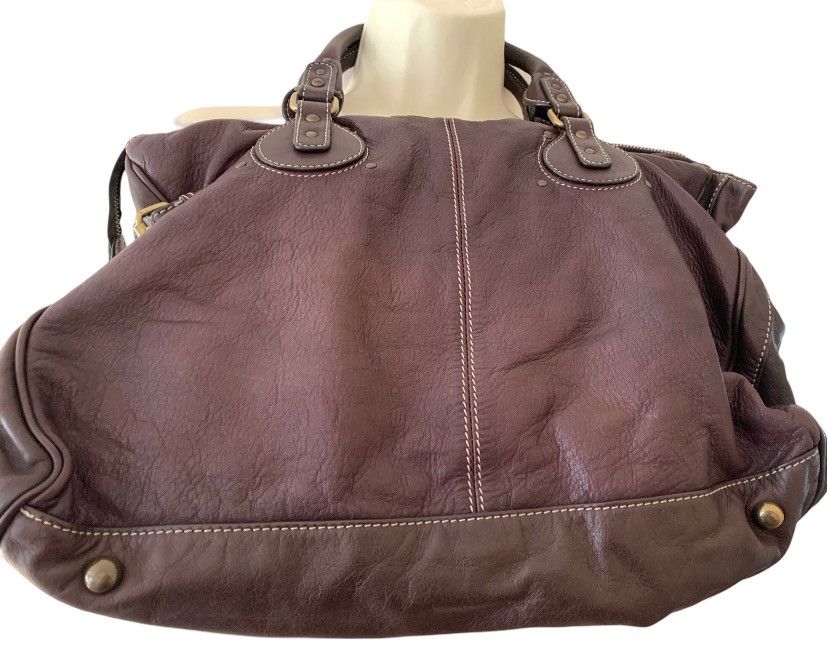 Danier × Designer × Vintage Danier Leather Shoulder Hobo Bag Brown superb large Vintage Size ONE SIZE - 6 Thumbnail