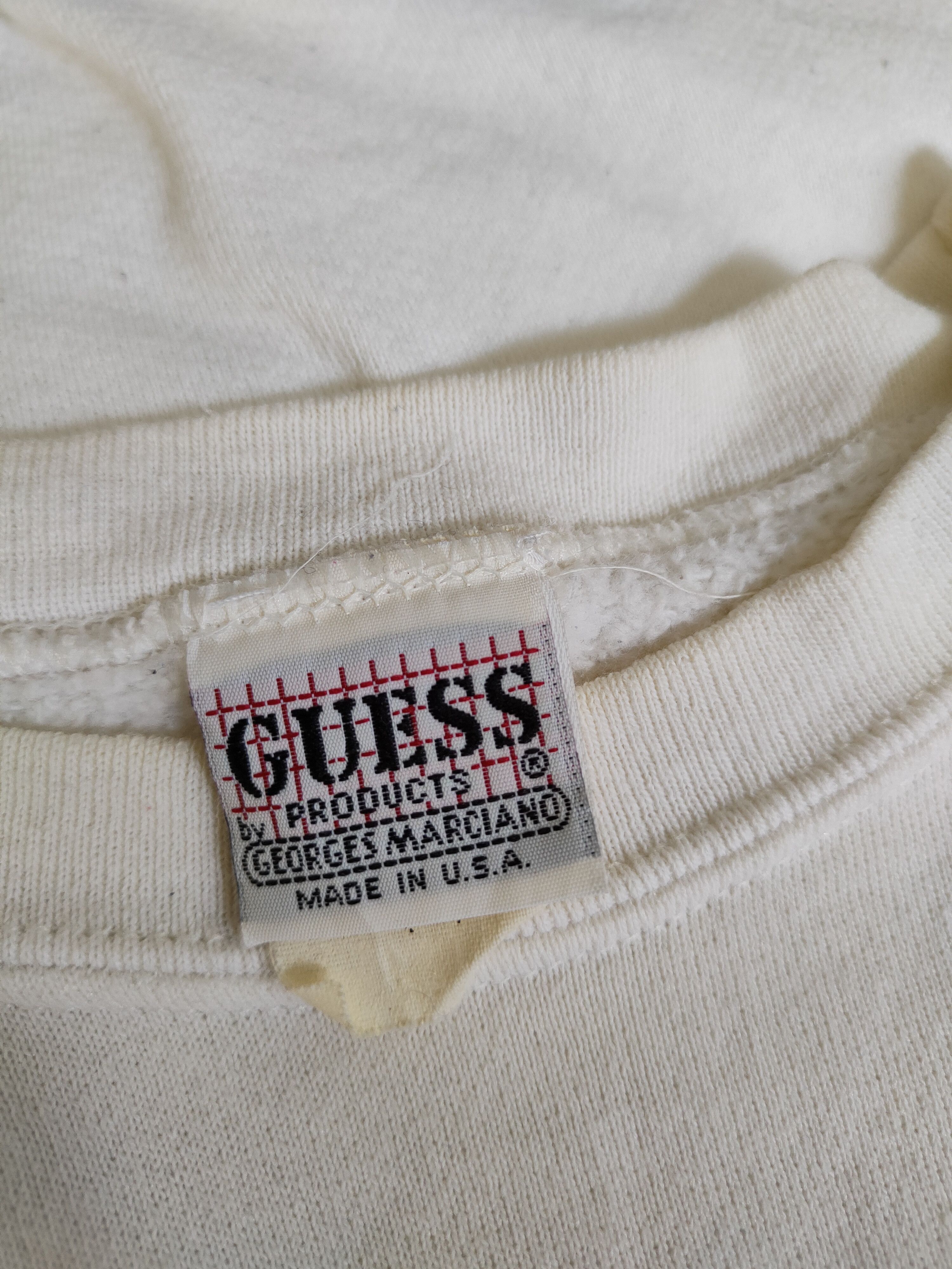 Georges Marciano Guess Georges Marciano vintage White Sweatshirts #S2468 Size M / US 6-8 / IT 42-44 - 12 Thumbnail