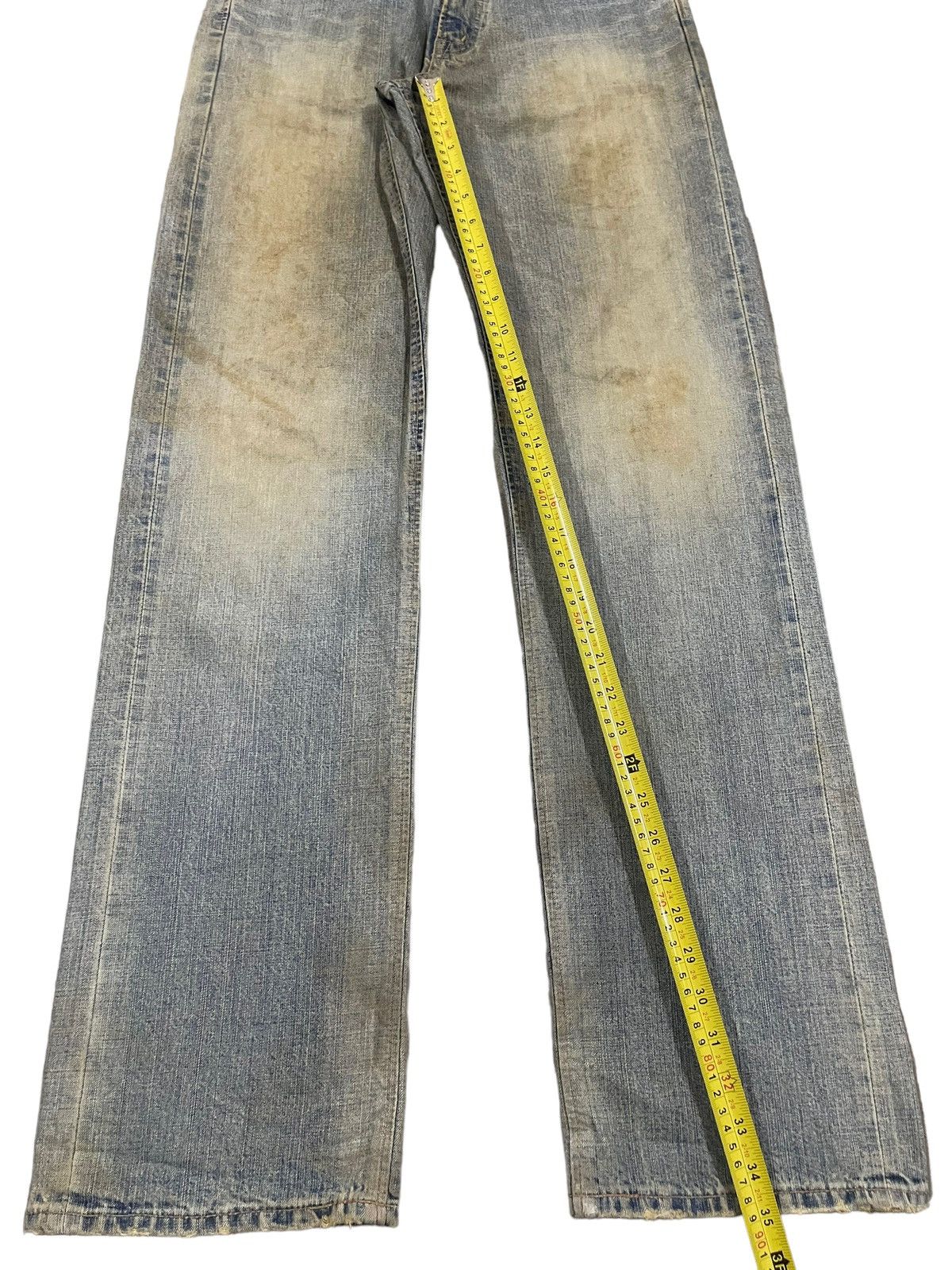 Edwin Vintage 90s Edwin Mud Wash Style Loose Jeans Size US 30 / EU 46 - 11 Thumbnail