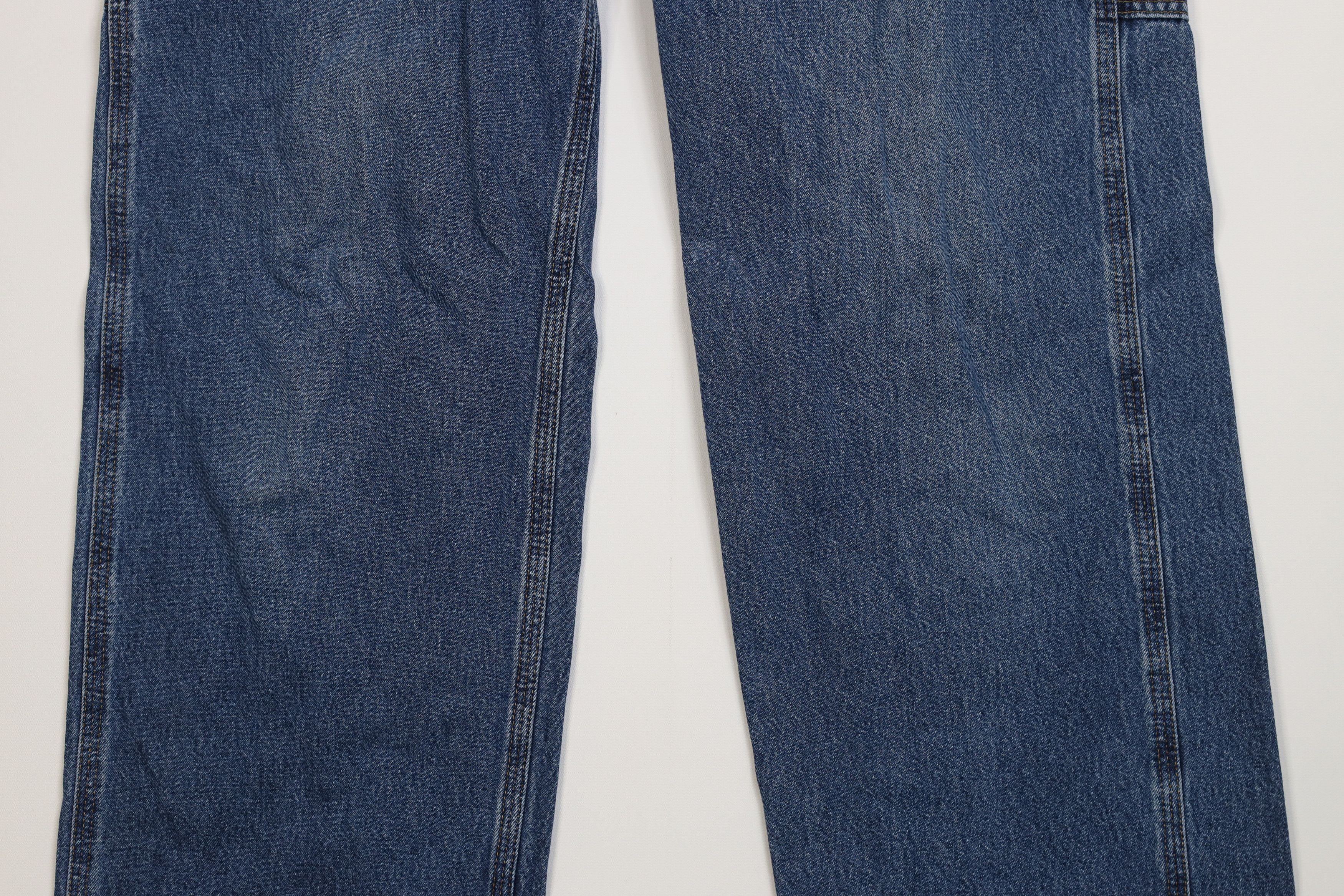 Carhartt Vintage Carhartt Wide Leg Dungaree Denim Jeans Blue Cotton Size US 32 / EU 48 - 3 Thumbnail