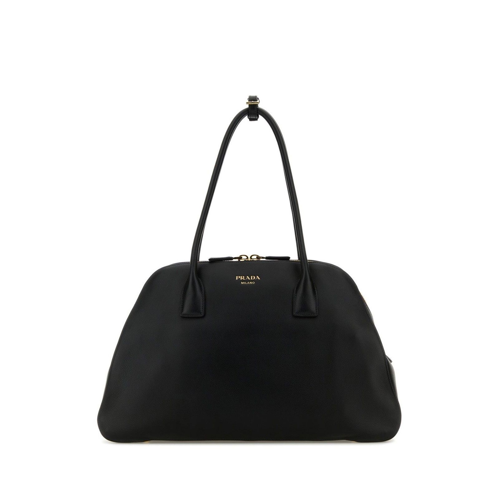 Prada PRADA $5000 Black Leather Top Handle Bag New & Authentic Size ONE SIZE - 1 Thumbnail