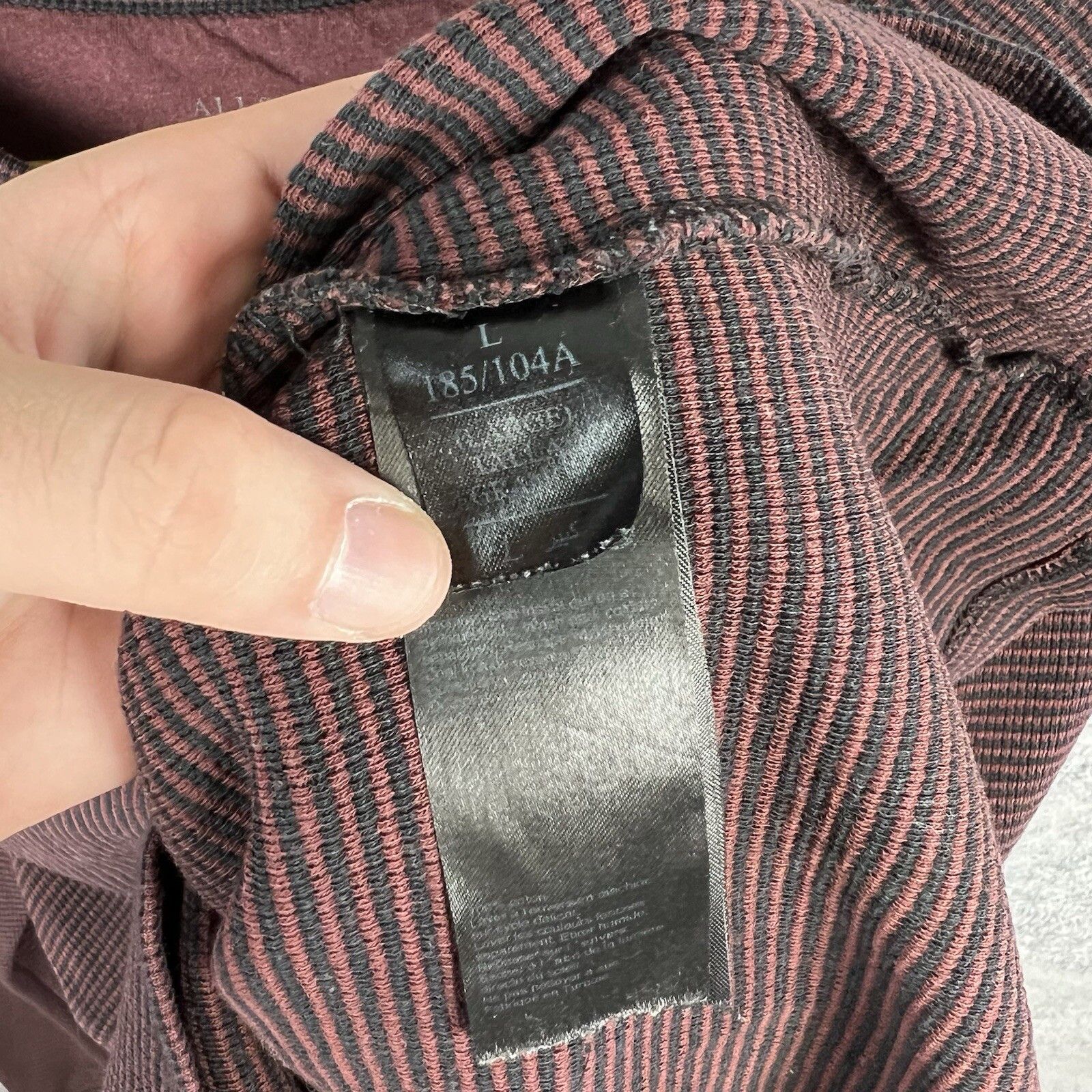 Allsaints Allsaints Longsleeve Men's Size L Size US L / EU 52-54 / 3 - 3 Thumbnail