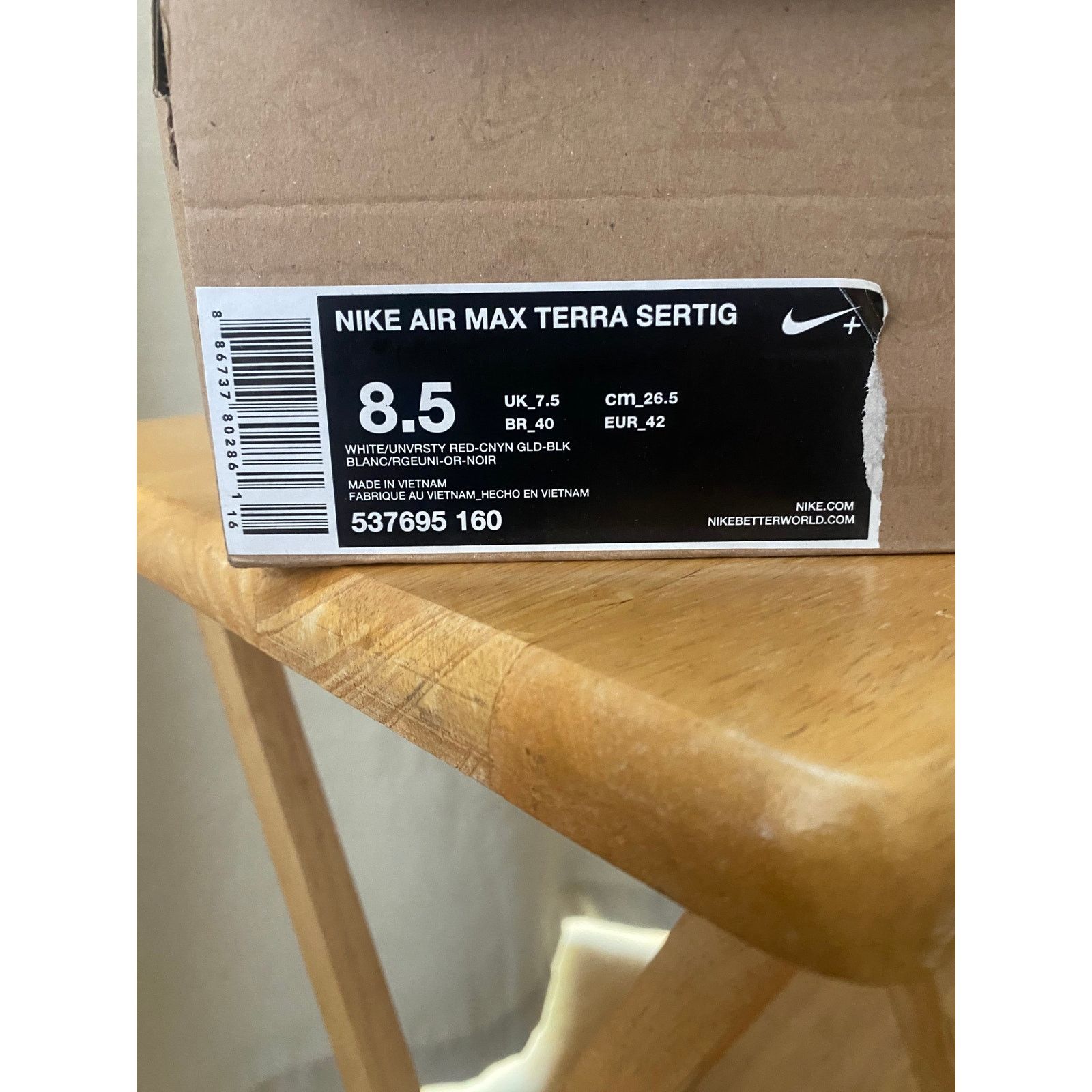 Nike Nike Air Max Terra Sertig m8 Size US 8.5 / EU 41-42 - 11 Thumbnail