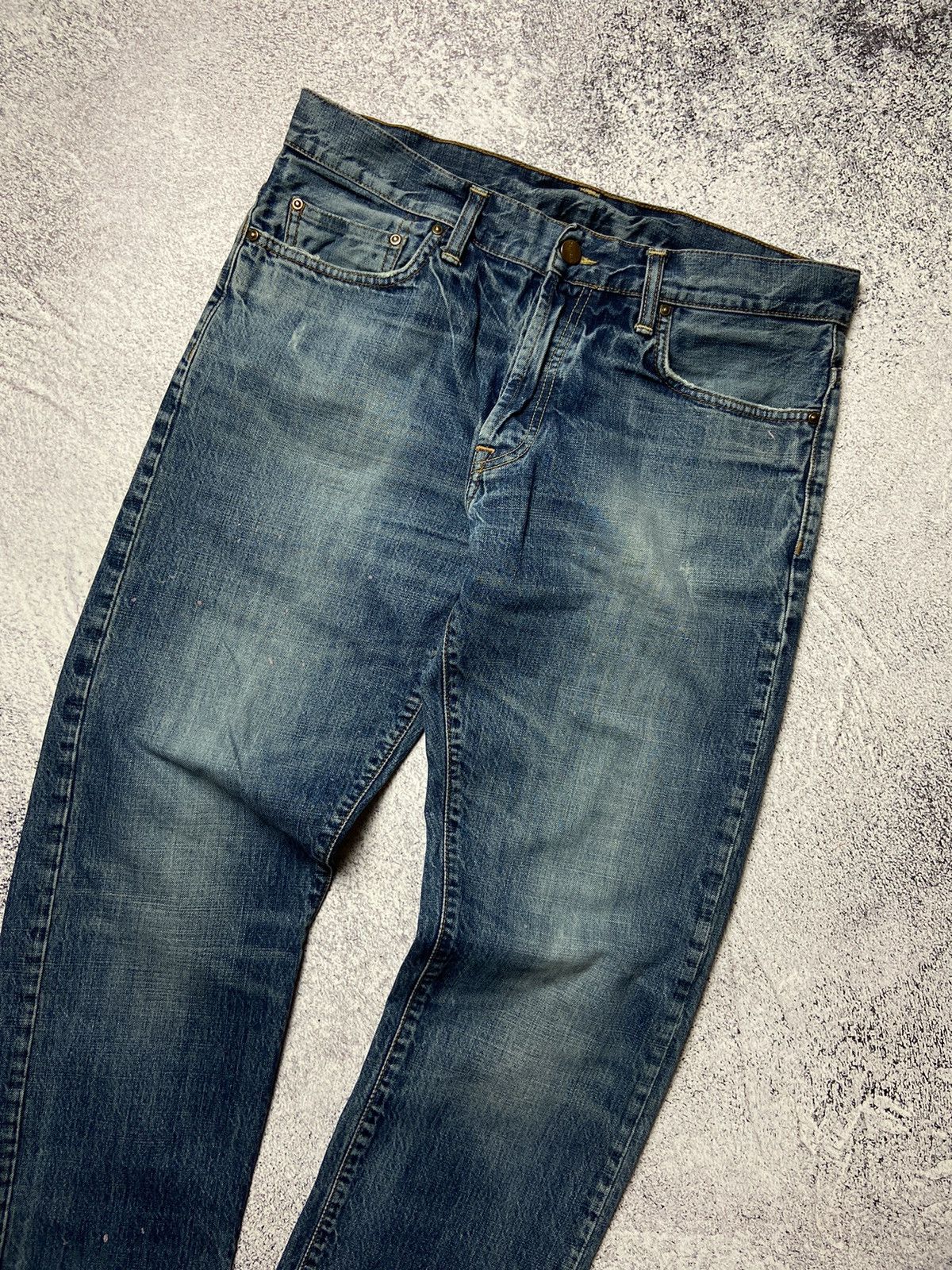 Carhartt × Vintage Vintage Carhartt Jeans Work Denim Pants Skate Style Rare Size US 33 - 8 Thumbnail