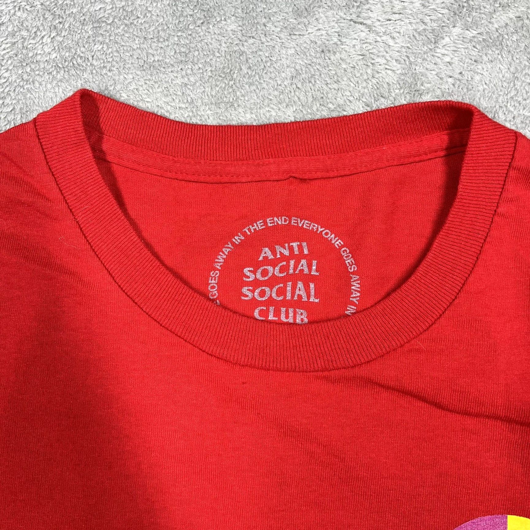 Anti Social Social Club Anti Social Social Club Men’s Size Large T-Shirt Red "Hypocrite" NWOT Size US L / EU 52-54 / 3 - 5 Thumbnail