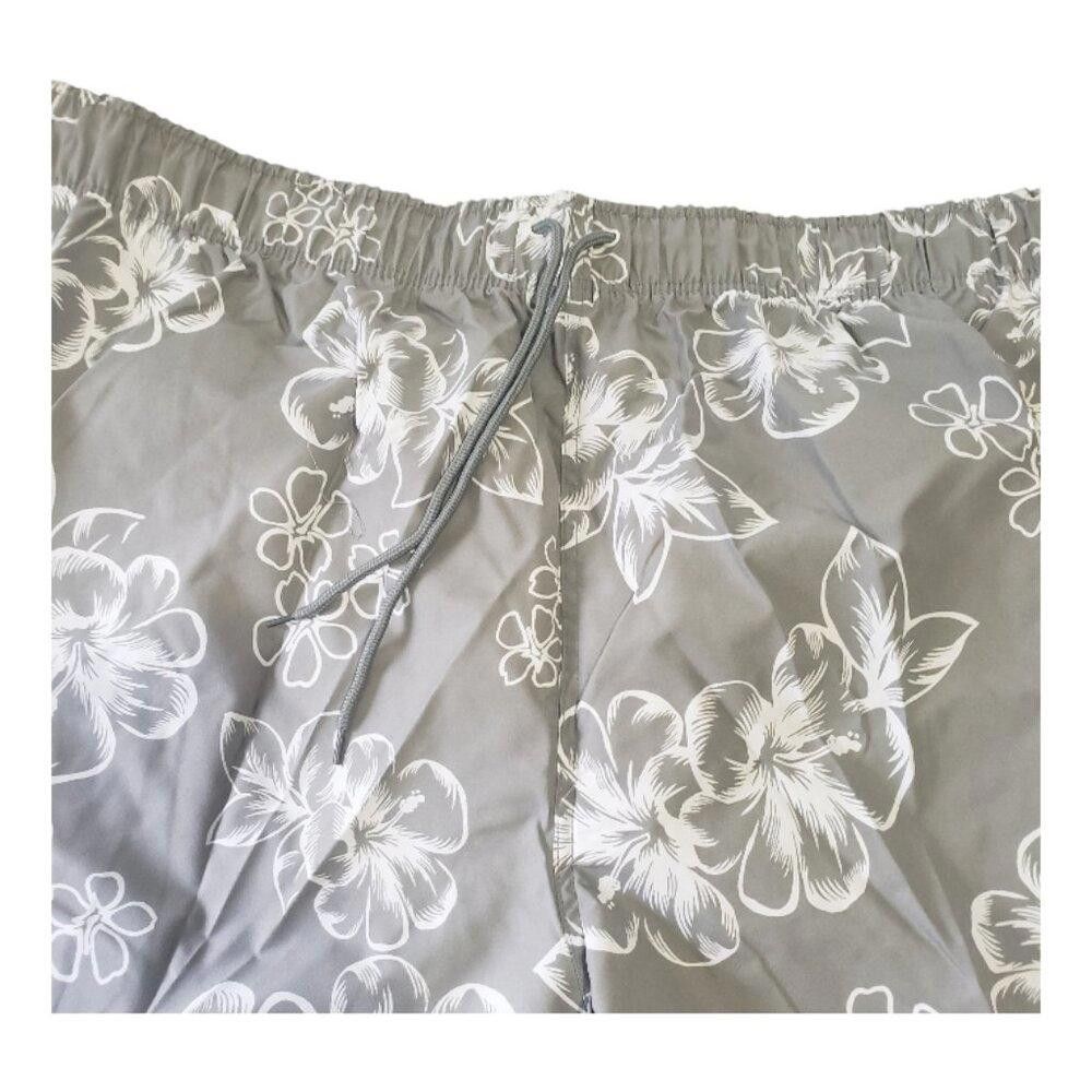 Designer CT1111 KS Island Hibiscus Print Swim Trunks 6XL Size US 44 / EU 60 - 3 Thumbnail